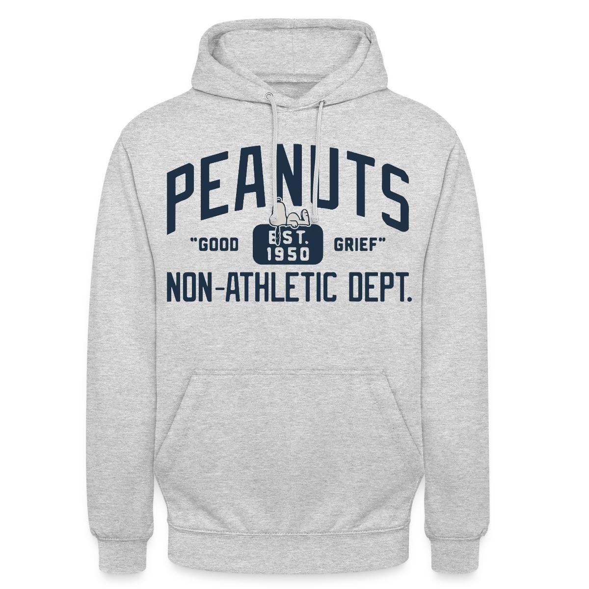 Spreadshirt Hoodie Peanuts Non-Athletic Dept. Est 1950 Mit Snoopy Unisex Hoodie (1-tlg)