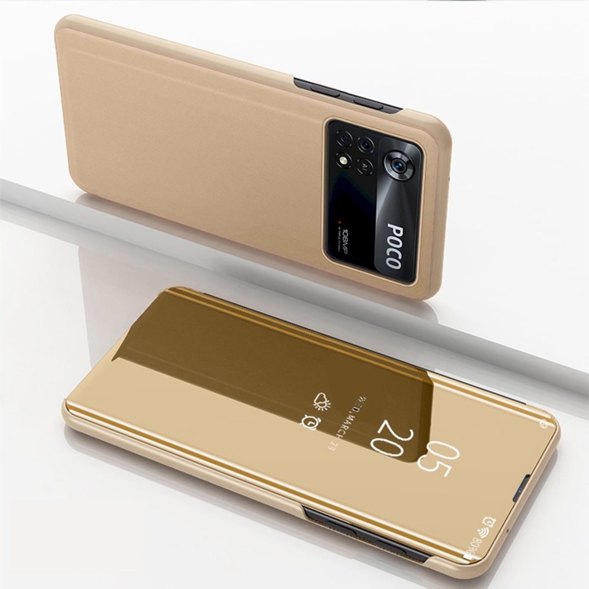 König Design Handyhülle Xiaomi Poco X4 Pro 5G, Schutzhülle Schutztasche Case Cover Etuis 360 Grad