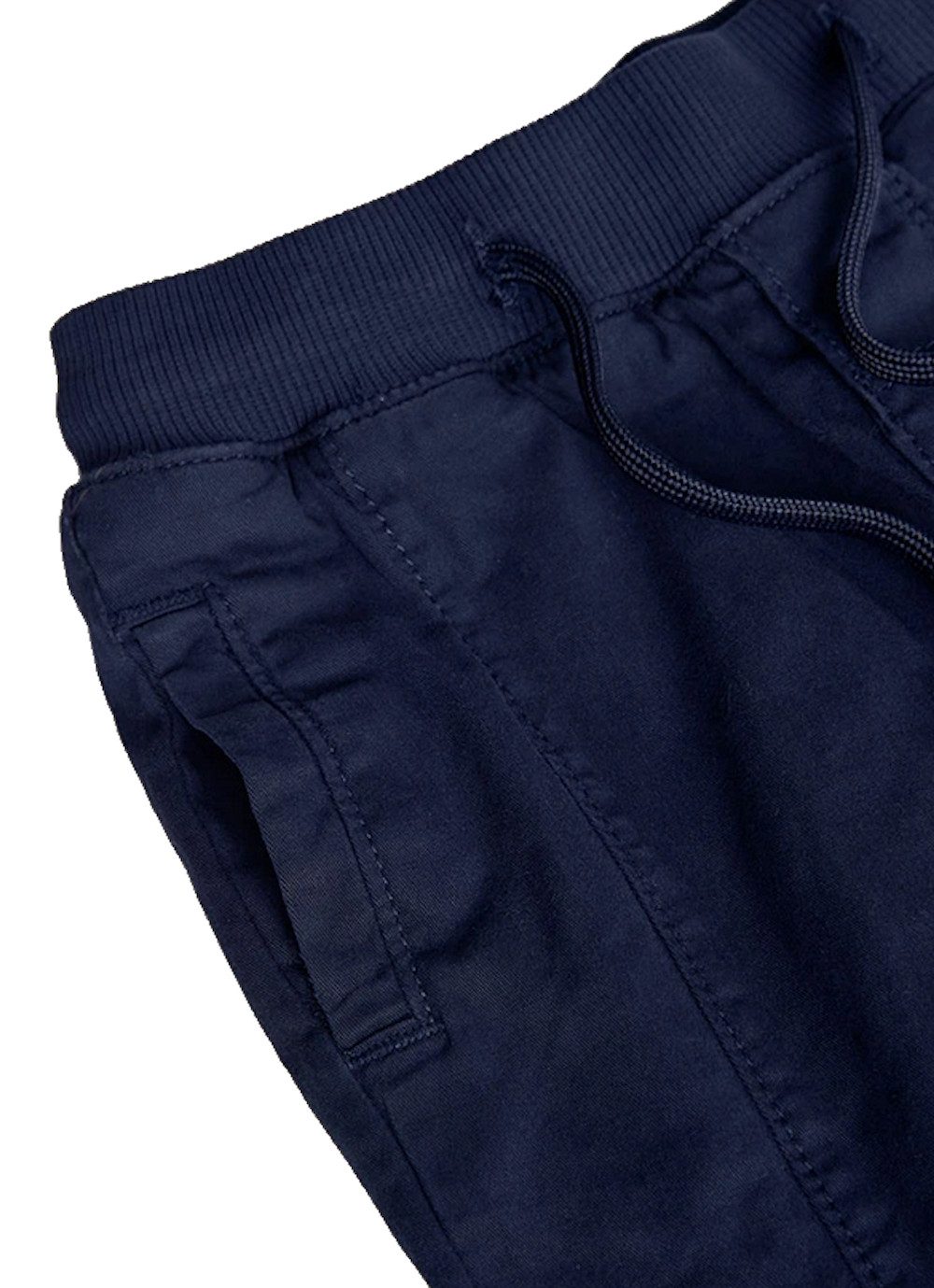 BÒBOLI Thermohose BÒBOLI Hose Gabardine gefüttert marine blau (1-tlg., kein Set)