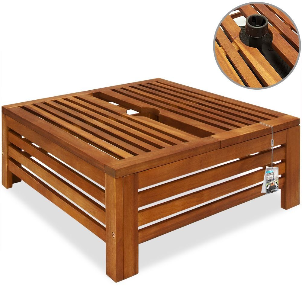 Deuba Schirmhalter eckig braun