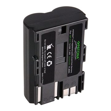 Patona 2x Akku für Canon BP-508 BP-512 Kamera-Akku Ersatzakku Kameraakku 1600 mAh (7,4 V, 2 St), BP-522 BP-535 PowerShot G1 G2 G3 G5