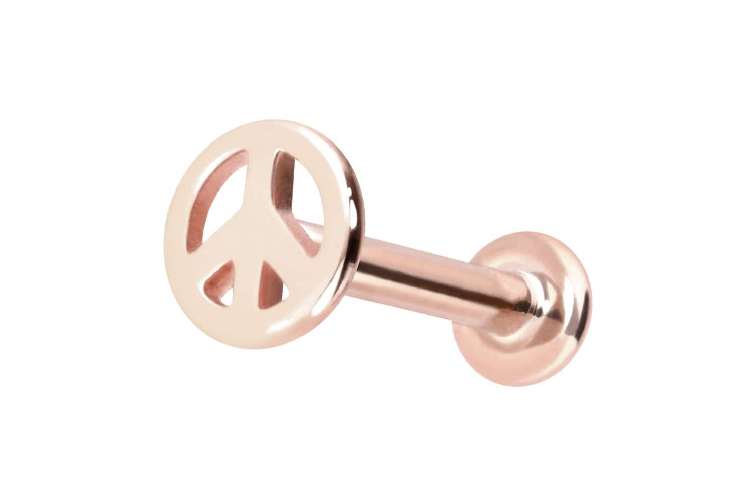 14 Karat-Roségoldfarben