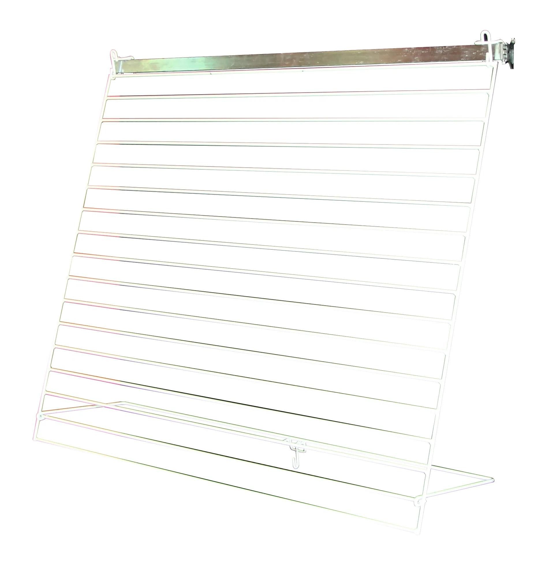 décopatch Notizbuch Verkaufsständer/Gitter, schräg, 23,5x100x75 cm - Weiß DI029O, Medium Spiegel