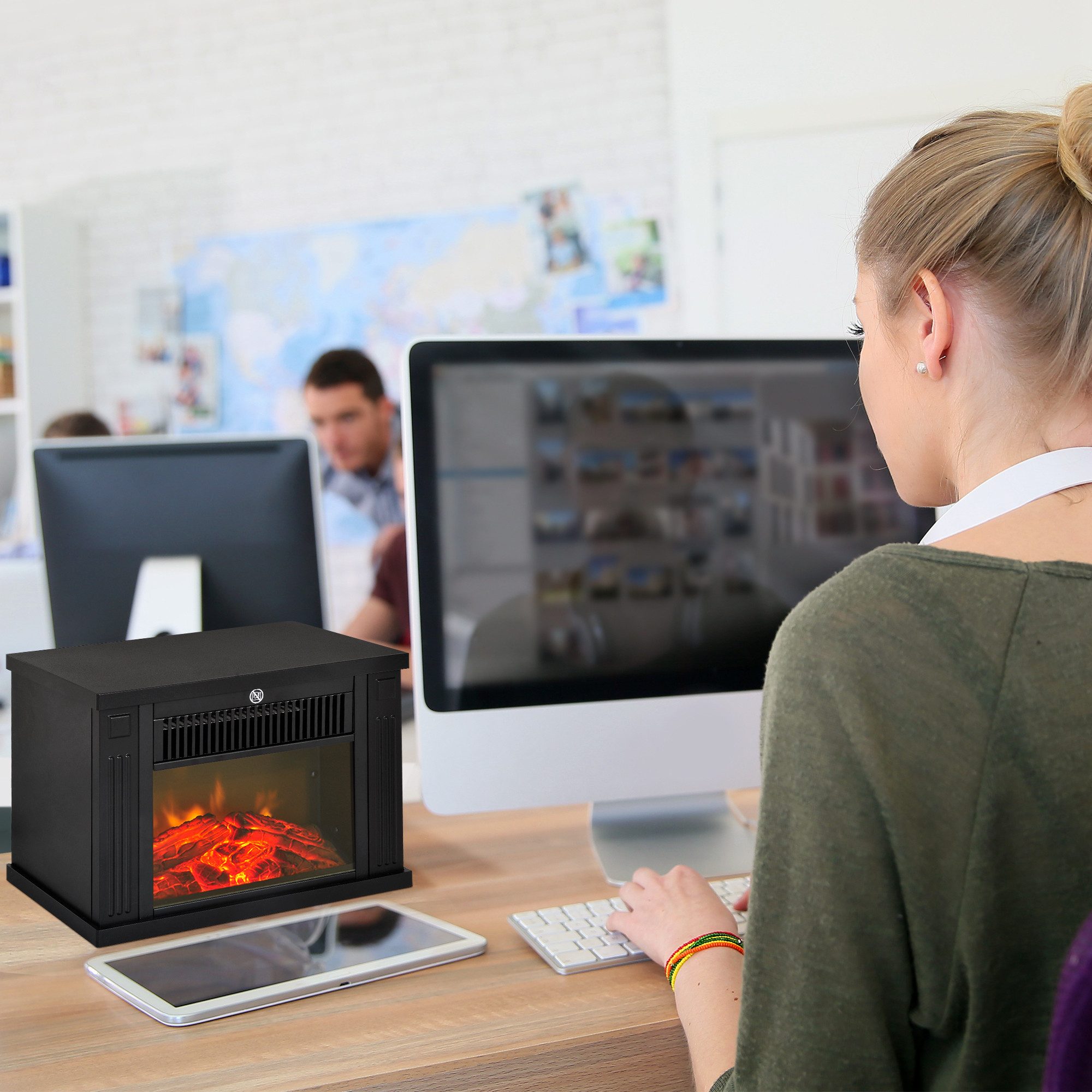 autolock Elektrokamin Elektrokamin elektrischer Wandkamin Kaminofen günstig online kaufen