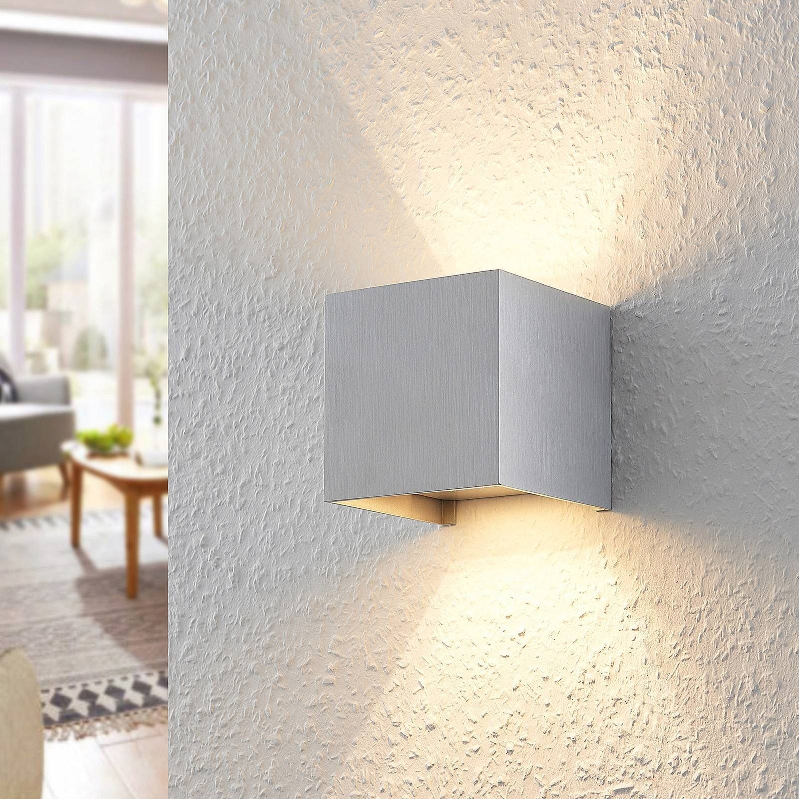 Arcchio Wandleuchte Zuzana, Metall, Alu IP20, 1 x 8 W LED