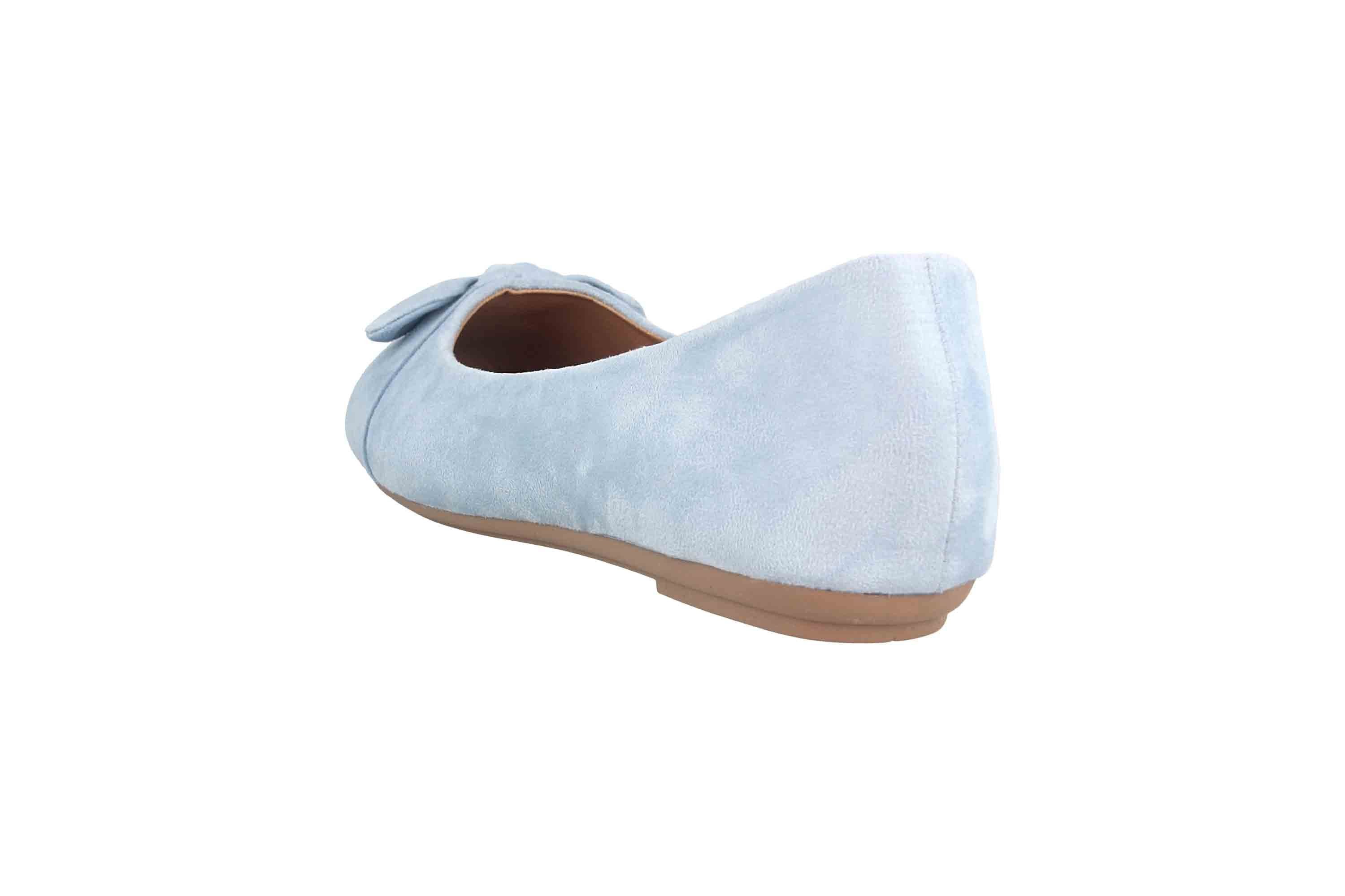 Fitters Footwear 2.589647 Pastel Blue Ballerina