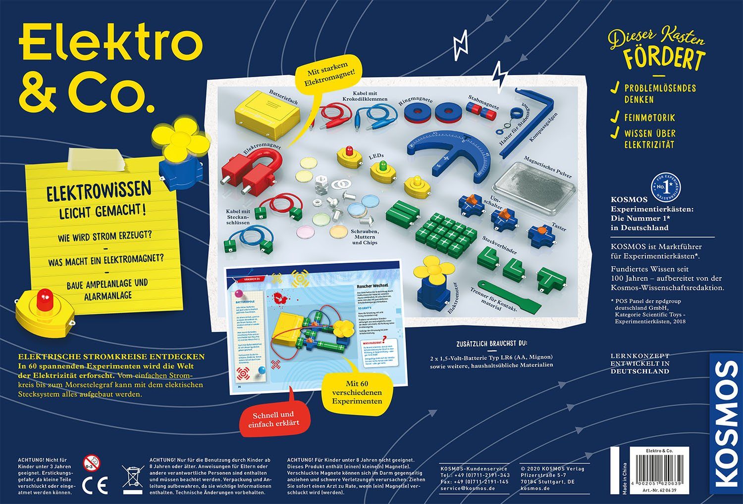 Kosmos Experimentierkasten Elektro & Co.