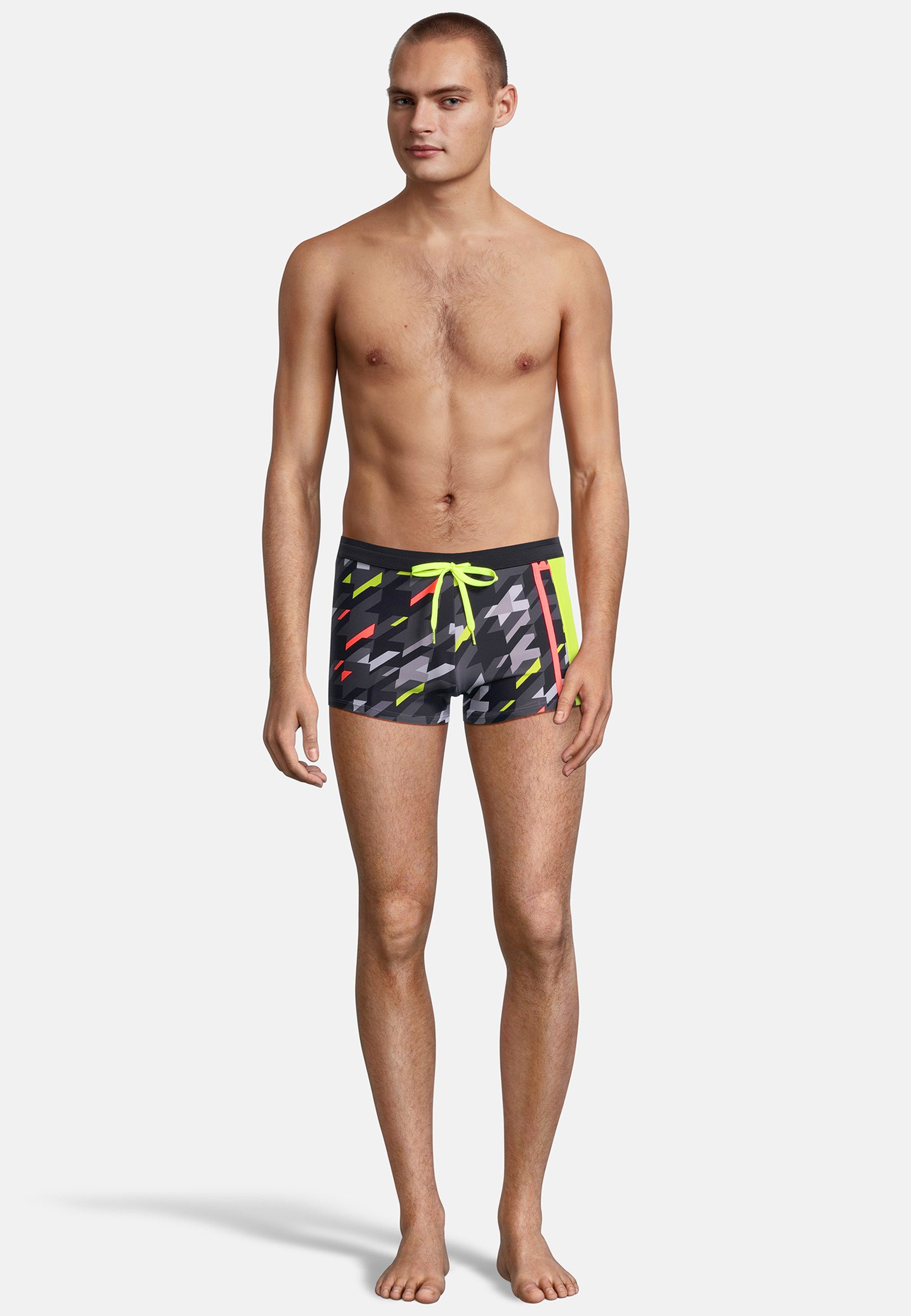 Beco Beermann Badeshorts SUNSET (1-St) mit durchgehendem Bindeband und coolem Geo-Muster – Bild 5 von 5
