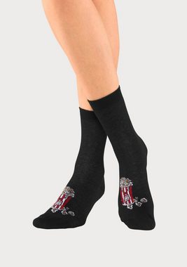 H.I.S Socken (Packung, 7-Paar) mit eingestrickten Motiven