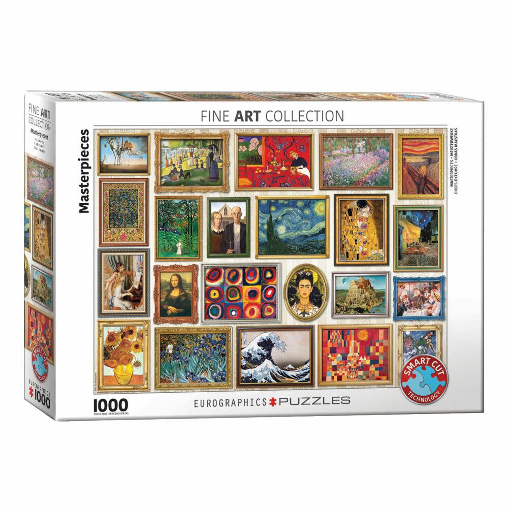 EUROGRAPHICS Puzzle Gemälde Collage, 1000 Puzzleteile