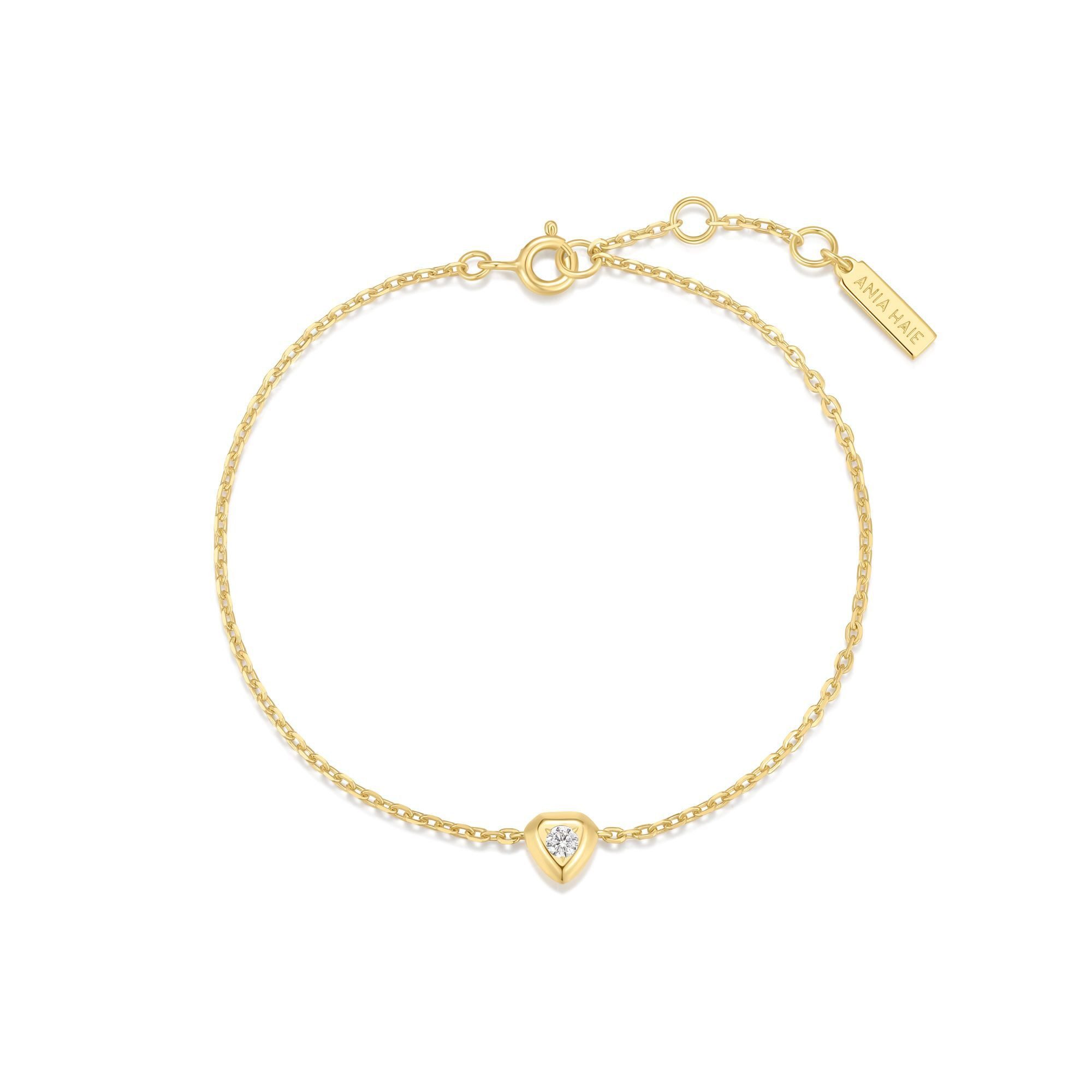 Ania Haie Armband Tiny Shield 925er Sterlingsilber