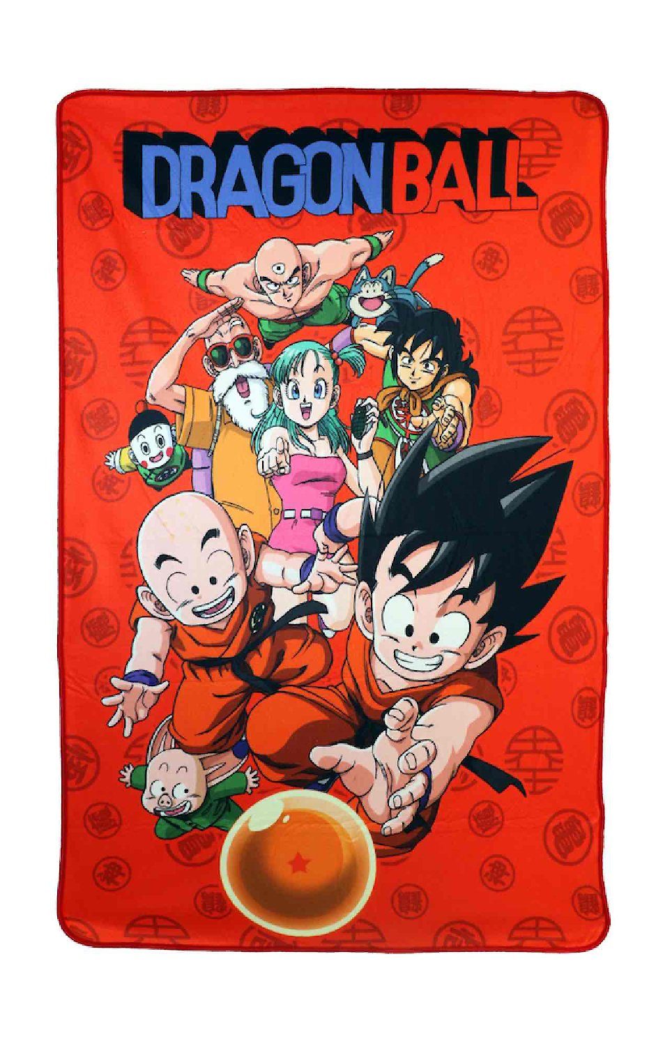 Bettwäsche Dragon Ball Fleece Decke Goku and Friends, SD Toys