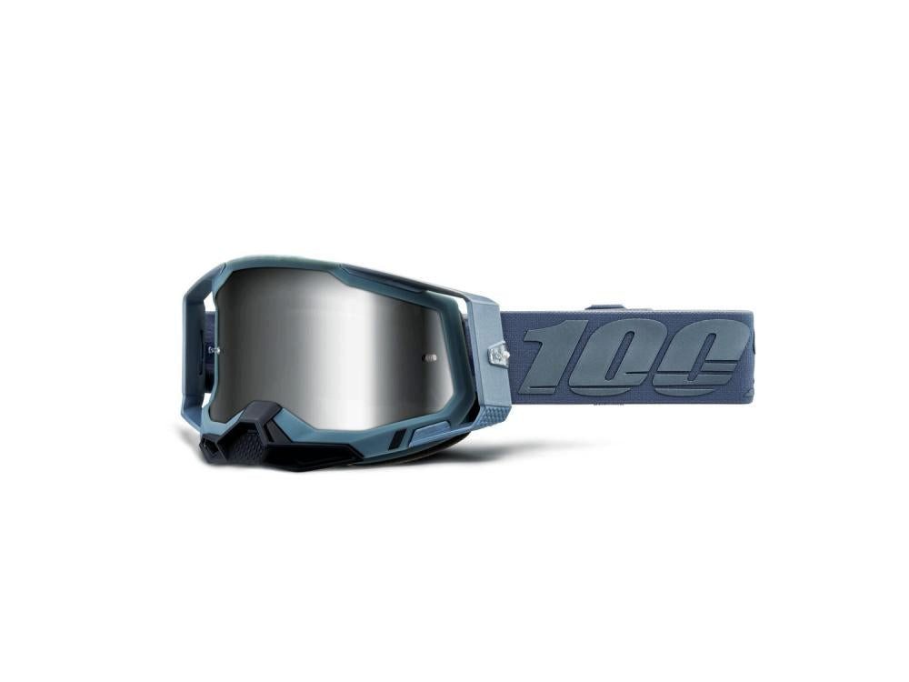 100% Sportbrille 100% Racecraft 2 Goggle - Mirror unis Battleship - aktuelle Generation