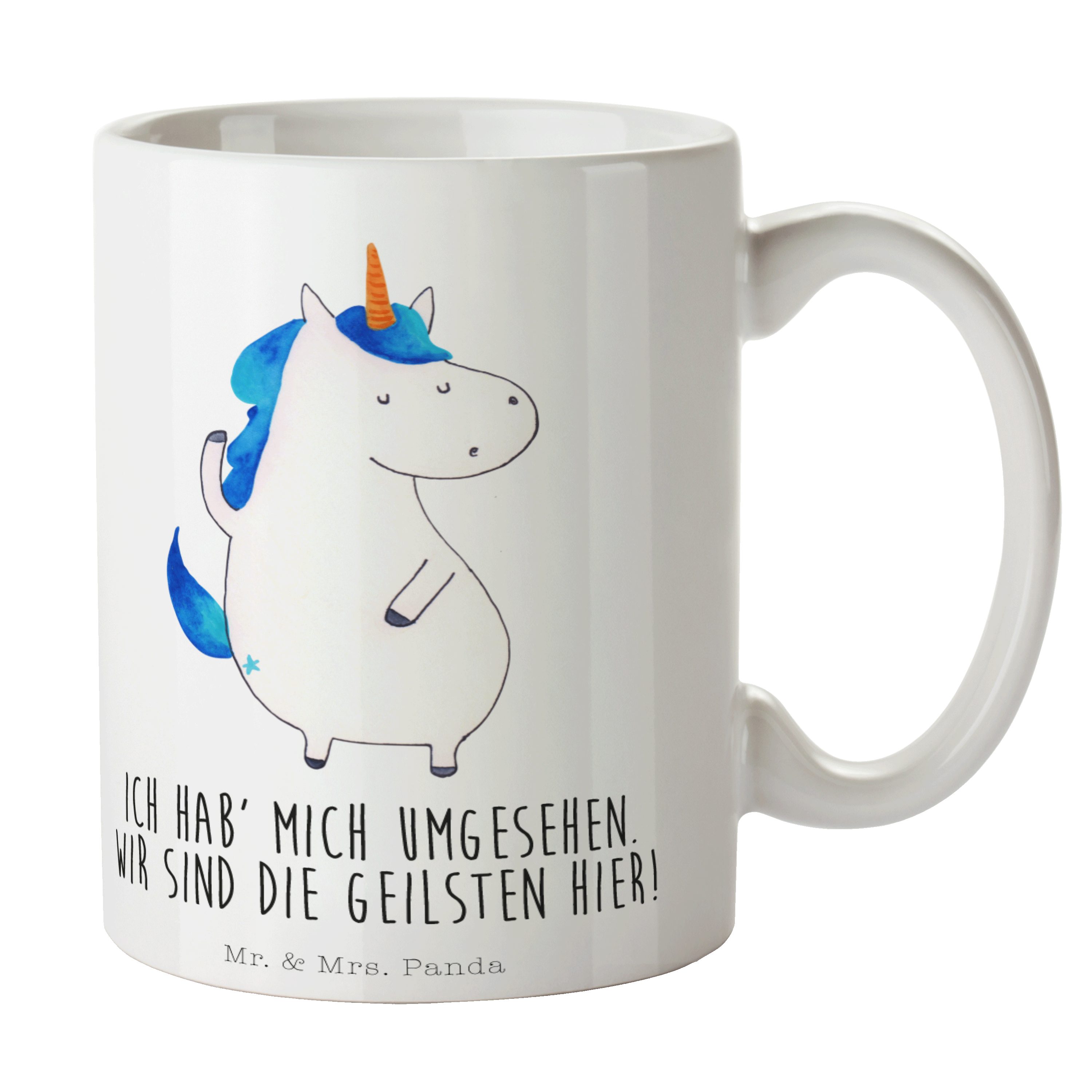 Mr. & Mrs. Panda Tasse - Einhorn Einhorn Deko, Weiß Tas, Mann Keramik Familie, - Geschenk, Einhörner