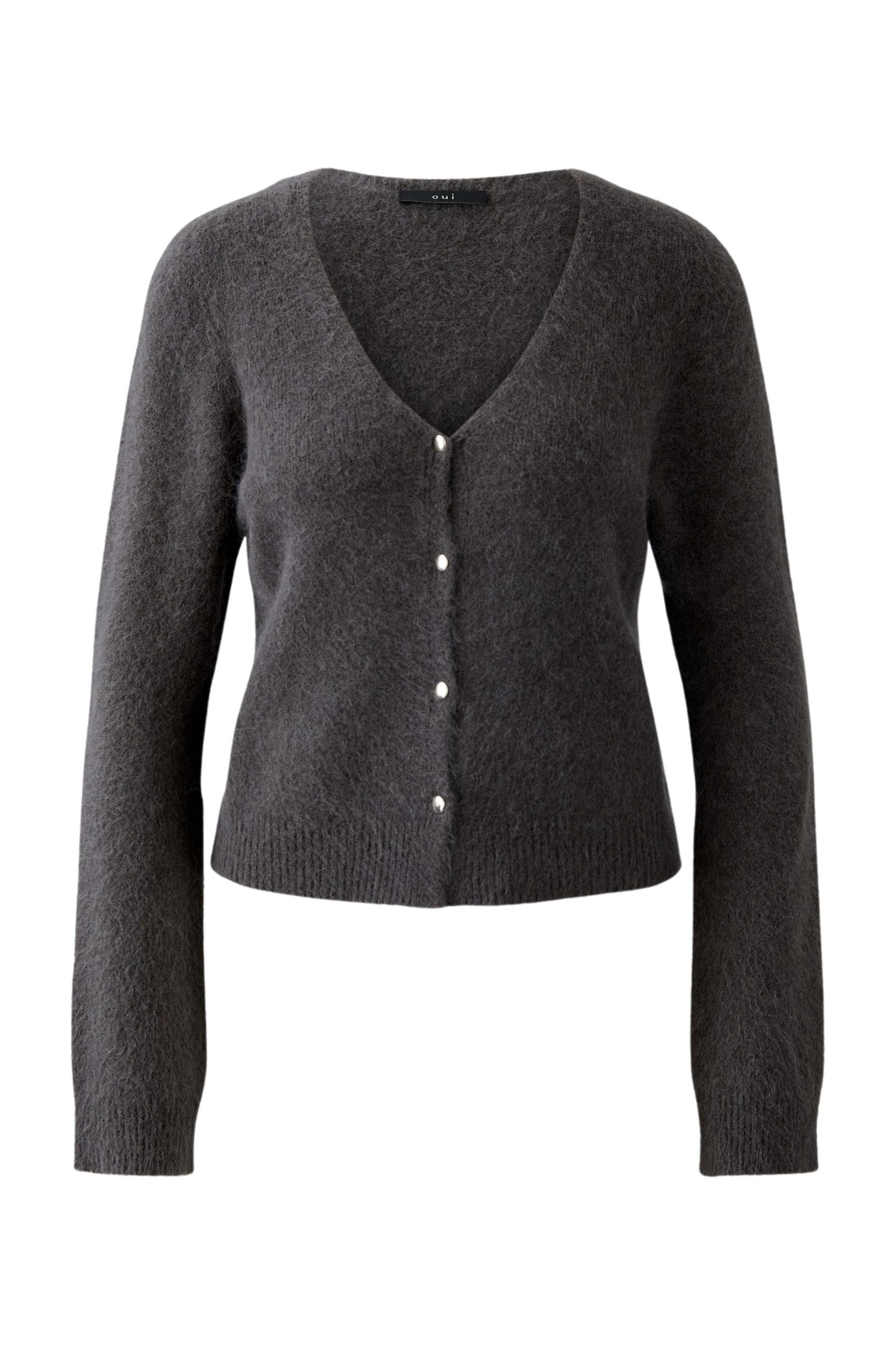 Oui Strickjacke Jacke espresso günstig online kaufen