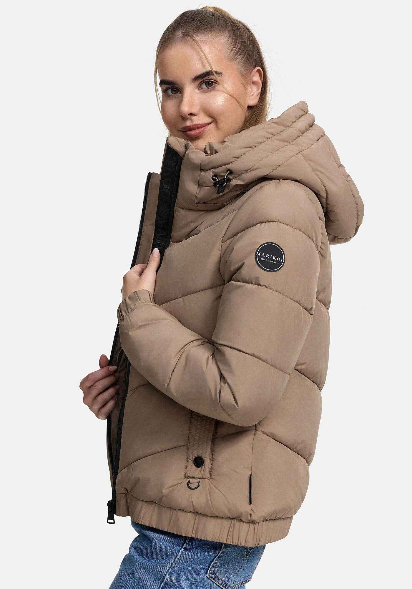 Marikoo Winterjacke Nayanaa mit abnehmbarer Kapuze – Bild 2 von 5