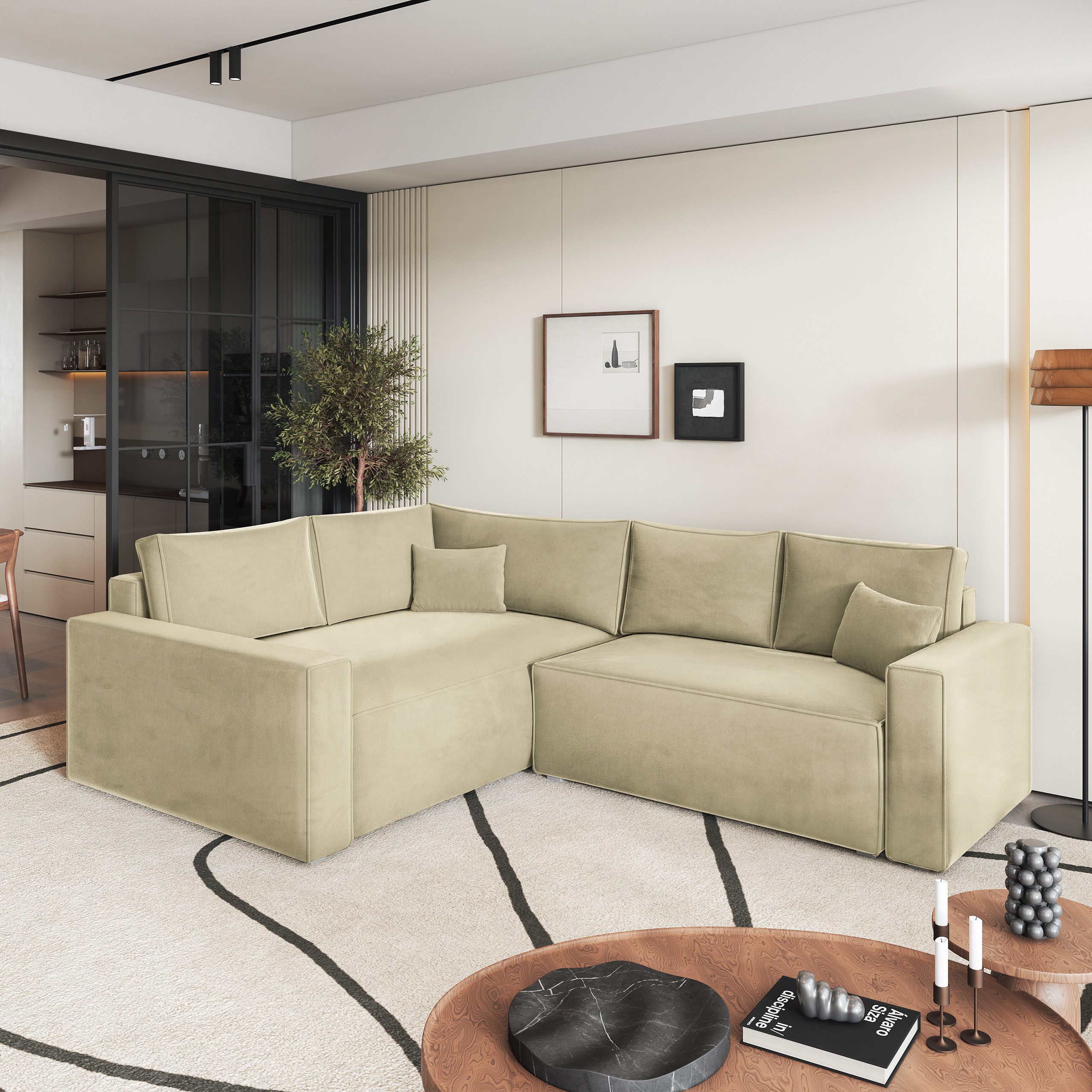 Masseno Ecksofa ERONIS mit Schlaffunktion L-Form, günstig online kaufen