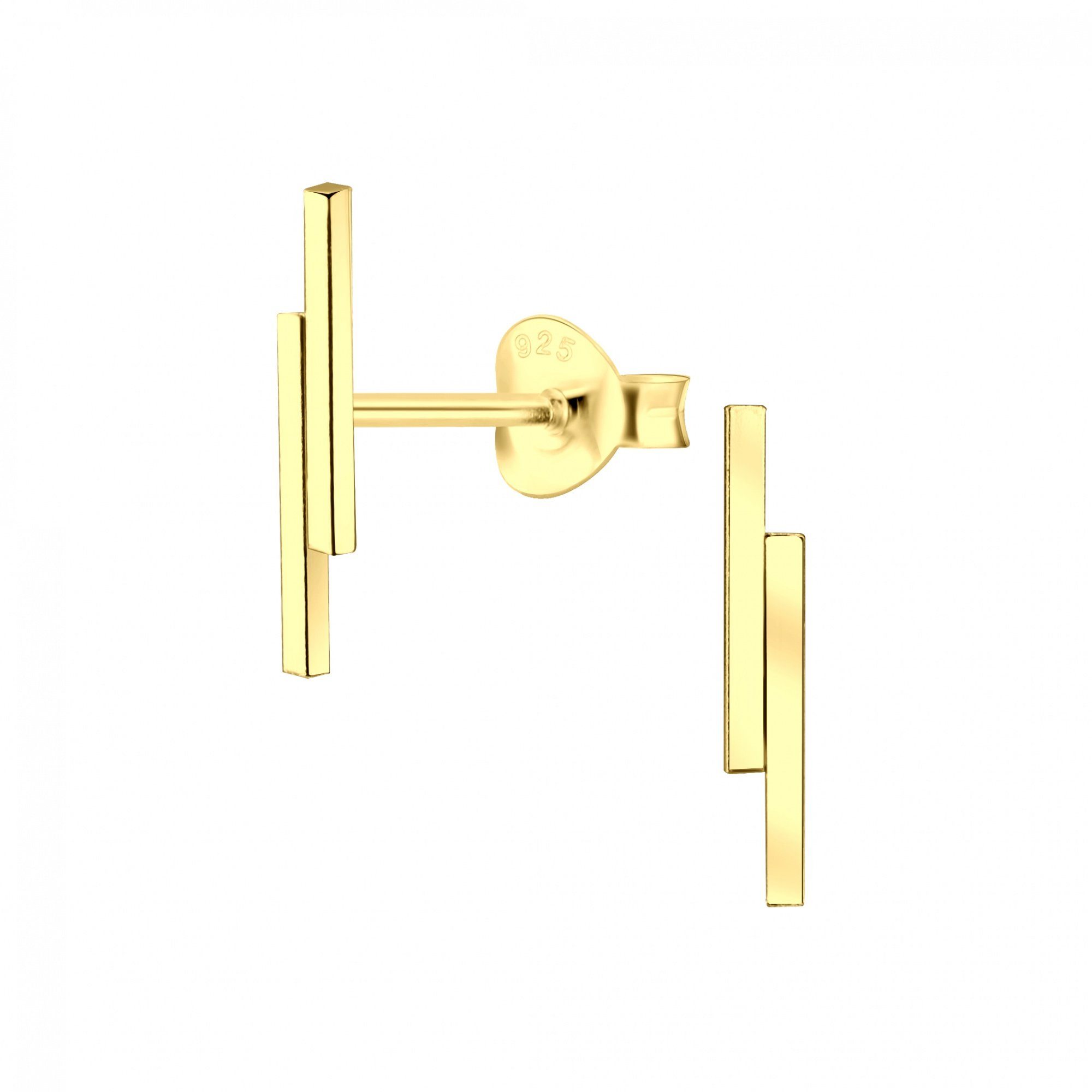 ALEXANDER YORK Paar Ohrstecker STAB doppelt in Gold, 2-tlg., 925 Sterling S günstig online kaufen