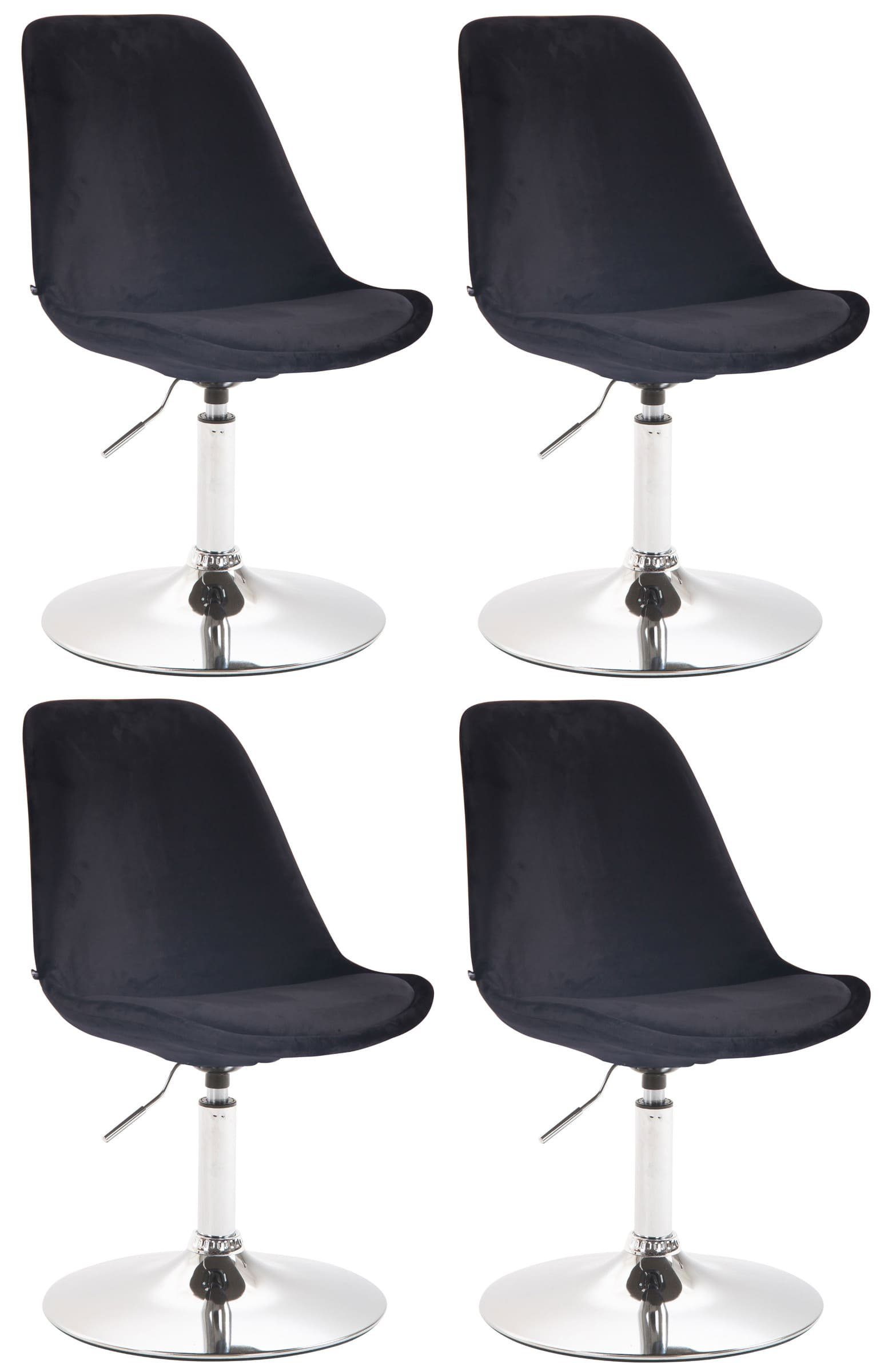 CLP Esszimmerstuhl Maverick Samt (4er Set), günstig online kaufen