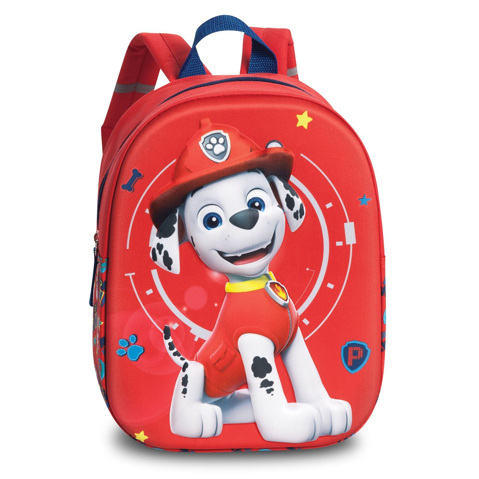 fabrizio® Kinderrucksack Fabrizio Kids Paw Patrol 3D Rucksack 29 cm,  Längenverstellbare, gepolsterte Schultergurte