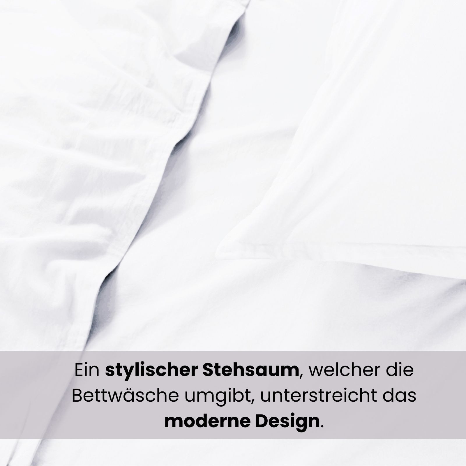 wometo Bettwäsche Stone Washed 135x200 Renforcé, Baumwolle, 2 teilig, OEKO-TEX®, 100% Baumwolle, Bettwäsche im Knitterlook mit Stehsaum