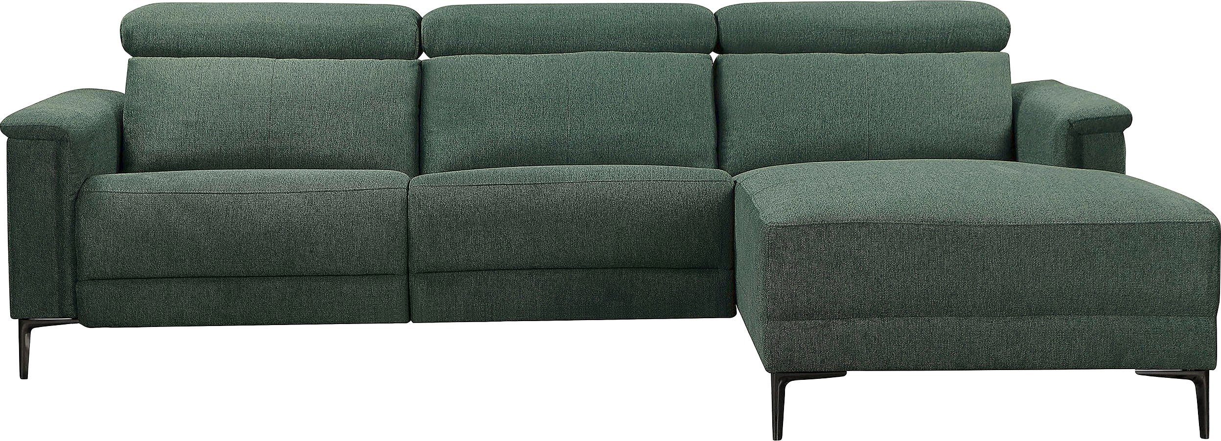 Home affaire Ecksofa LUND, L-Form, 261cm, man. o. elektr. Relaxfunktion (mi günstig online kaufen