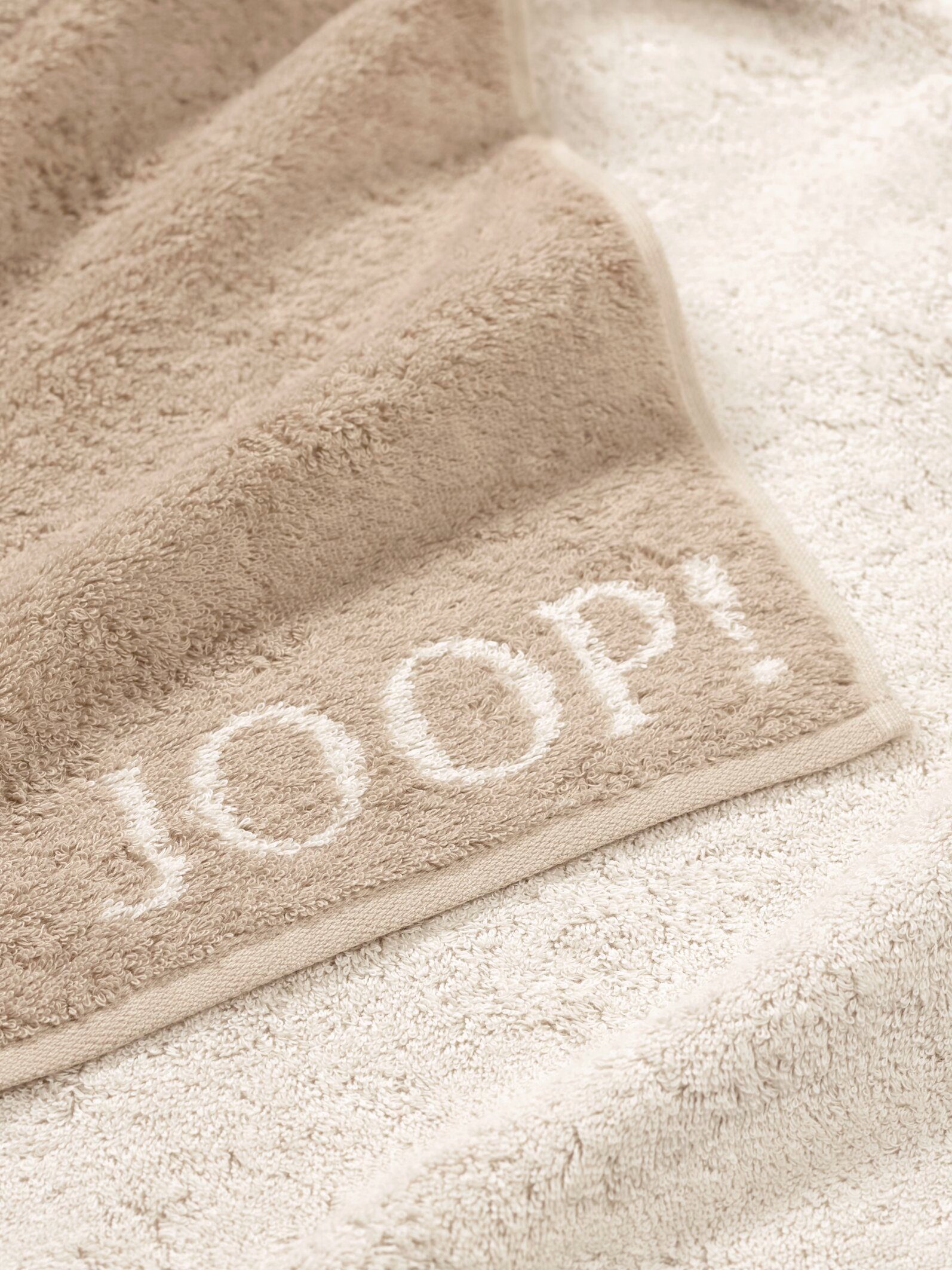 Handtücher Textil JOOP! CLASSIC - Handtuch-Set, (2-St) LIVING DOUBLEFACE Sand Joop!