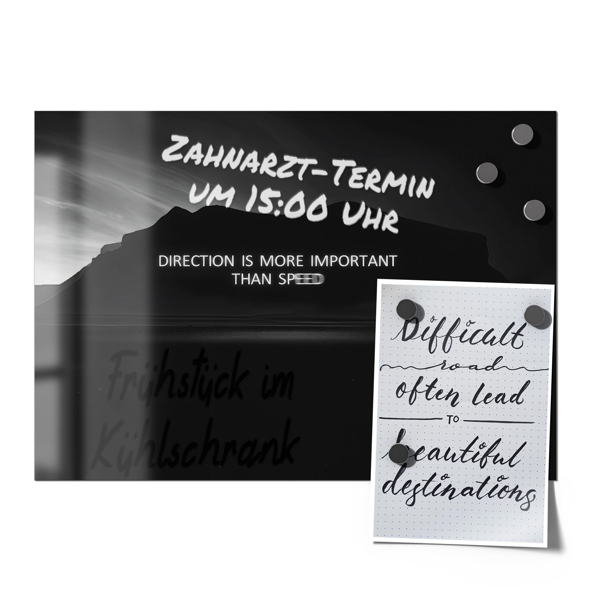 Thumbnail - DEQORI Magnetfolie 'Gipfel der Besonnenheit', beschreibbar universal Magnetmatte magnetisch Folie Planer Kalender