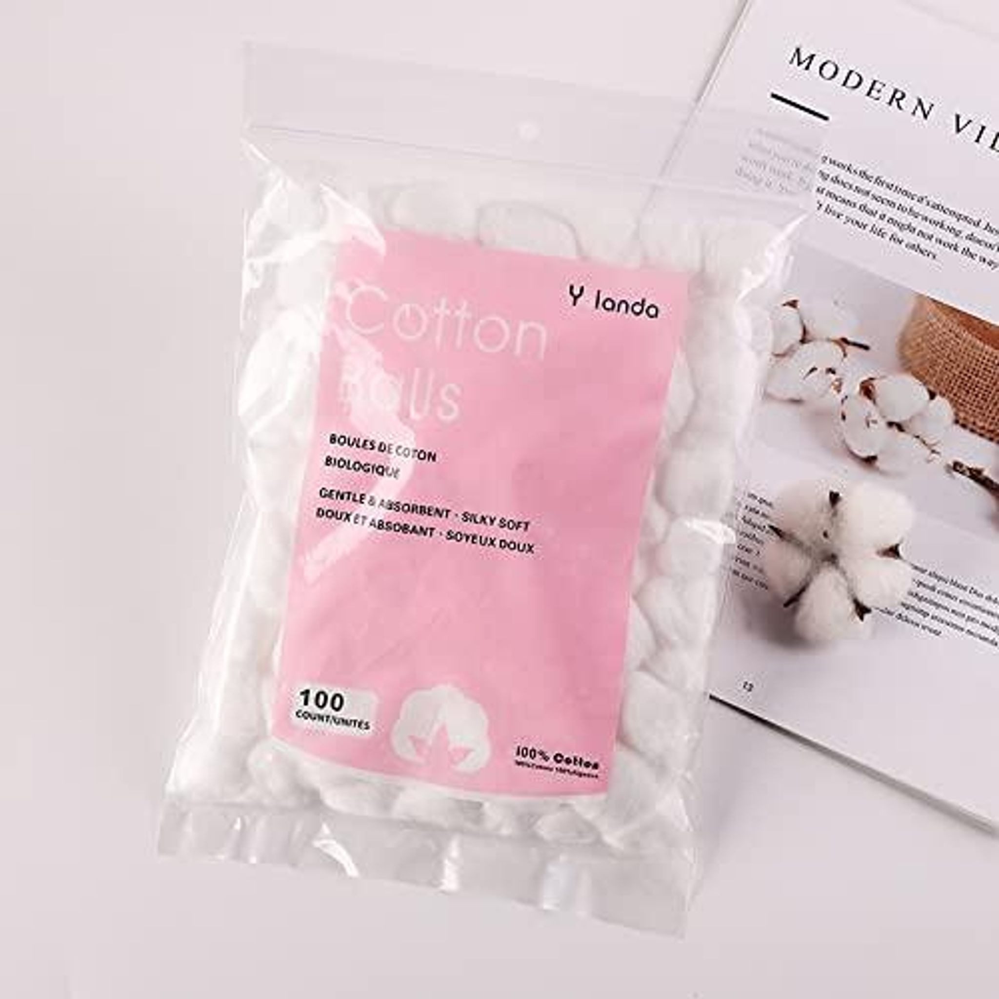 FELIXLEO Wattepadspender 300 Makeup Wattebäusche Baumwolle Beauty Reinigung