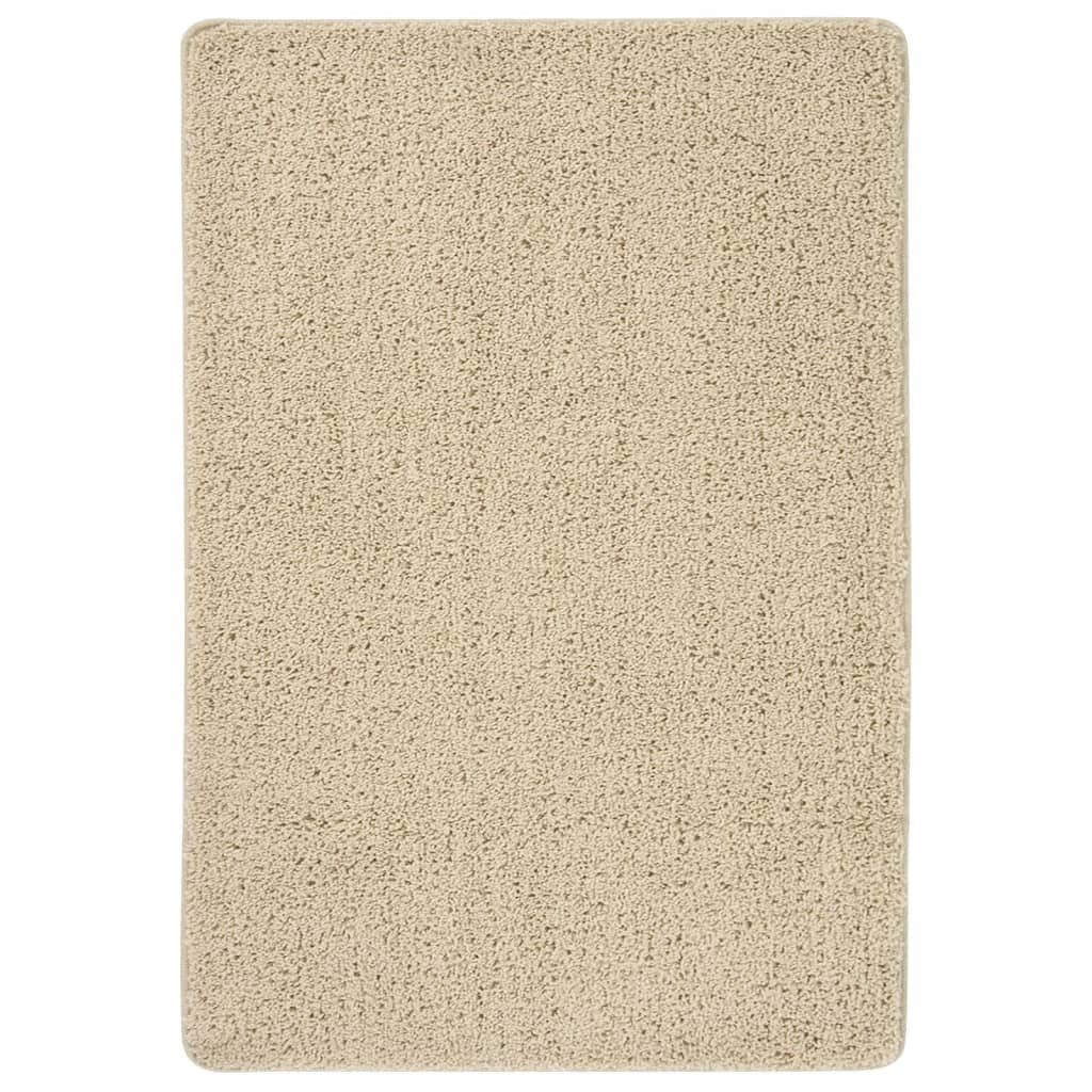 vidaXL Teppich Shaggy-Teppich Creme 120x170 cm günstig online kaufen