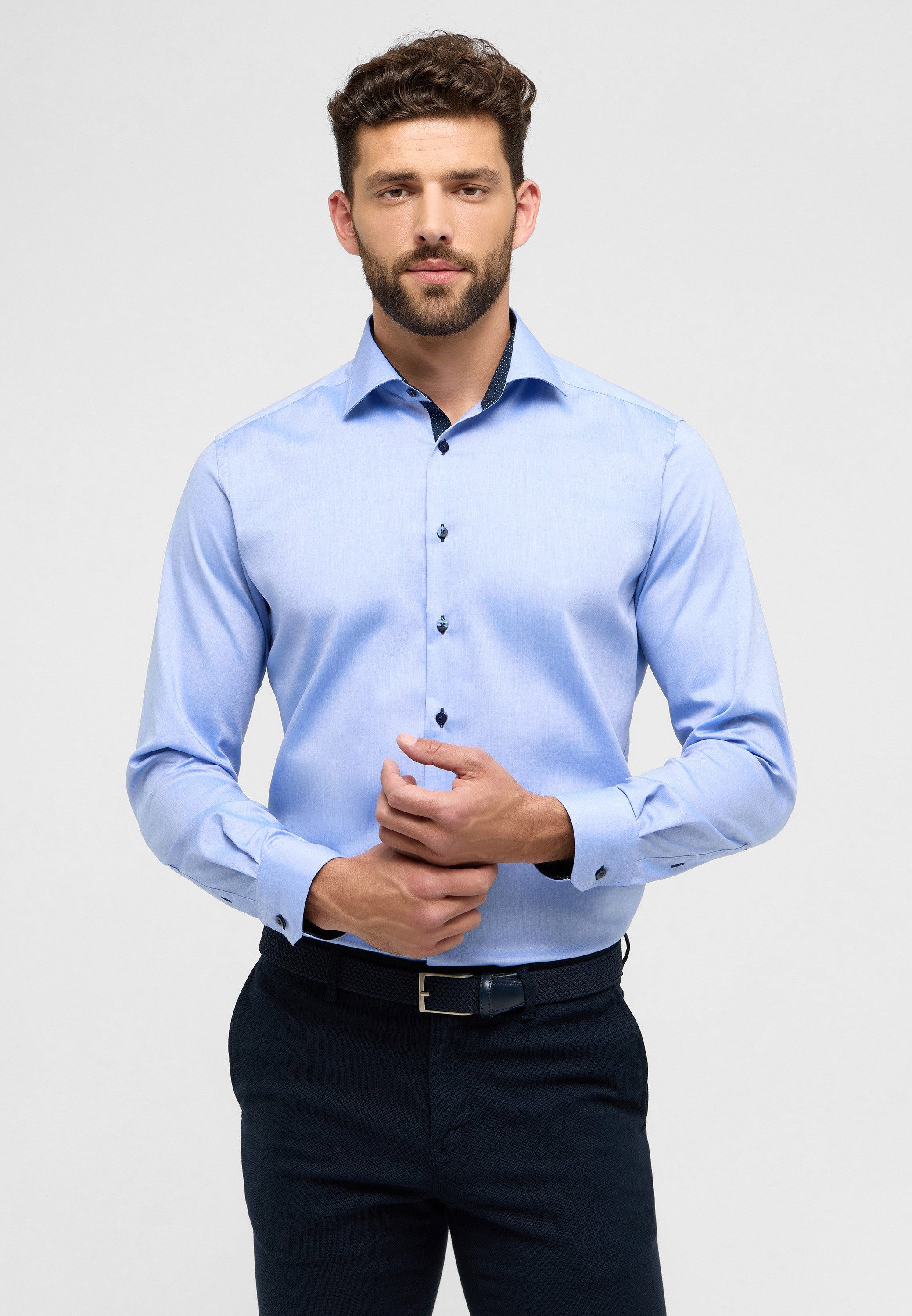 Eterna Langarmhemd MODERN FIT NON IRON (bügelfrei)