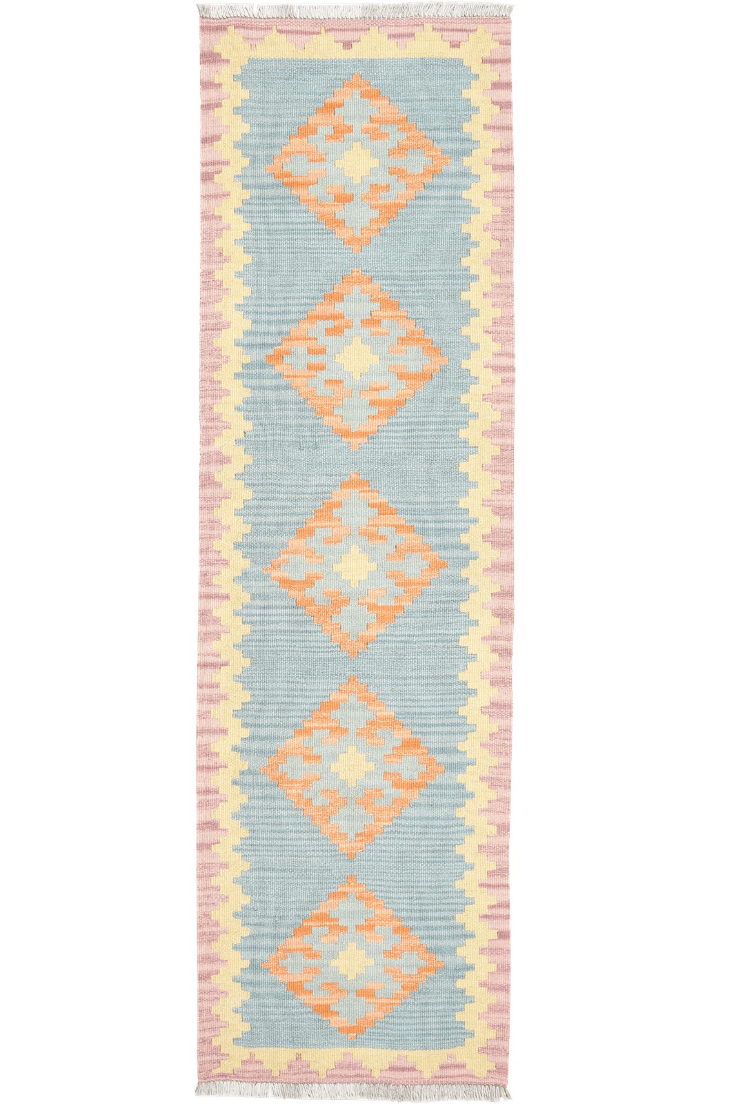 Looma Teppich Kelim Gashgai 194x57cm, rechteckig, Höhe: 5 mm, Gashgai, Schurwolle, Unikat