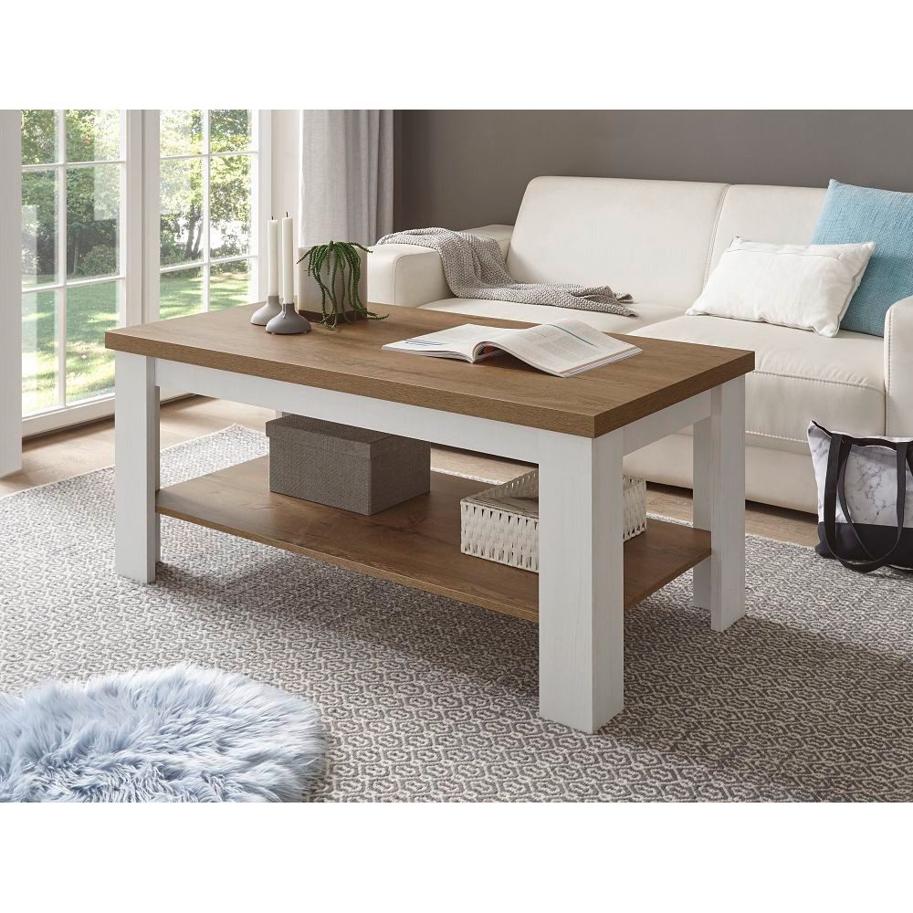 Lomadox Couchtisch PISA-61, Landhaus in Pinie günstig online kaufen