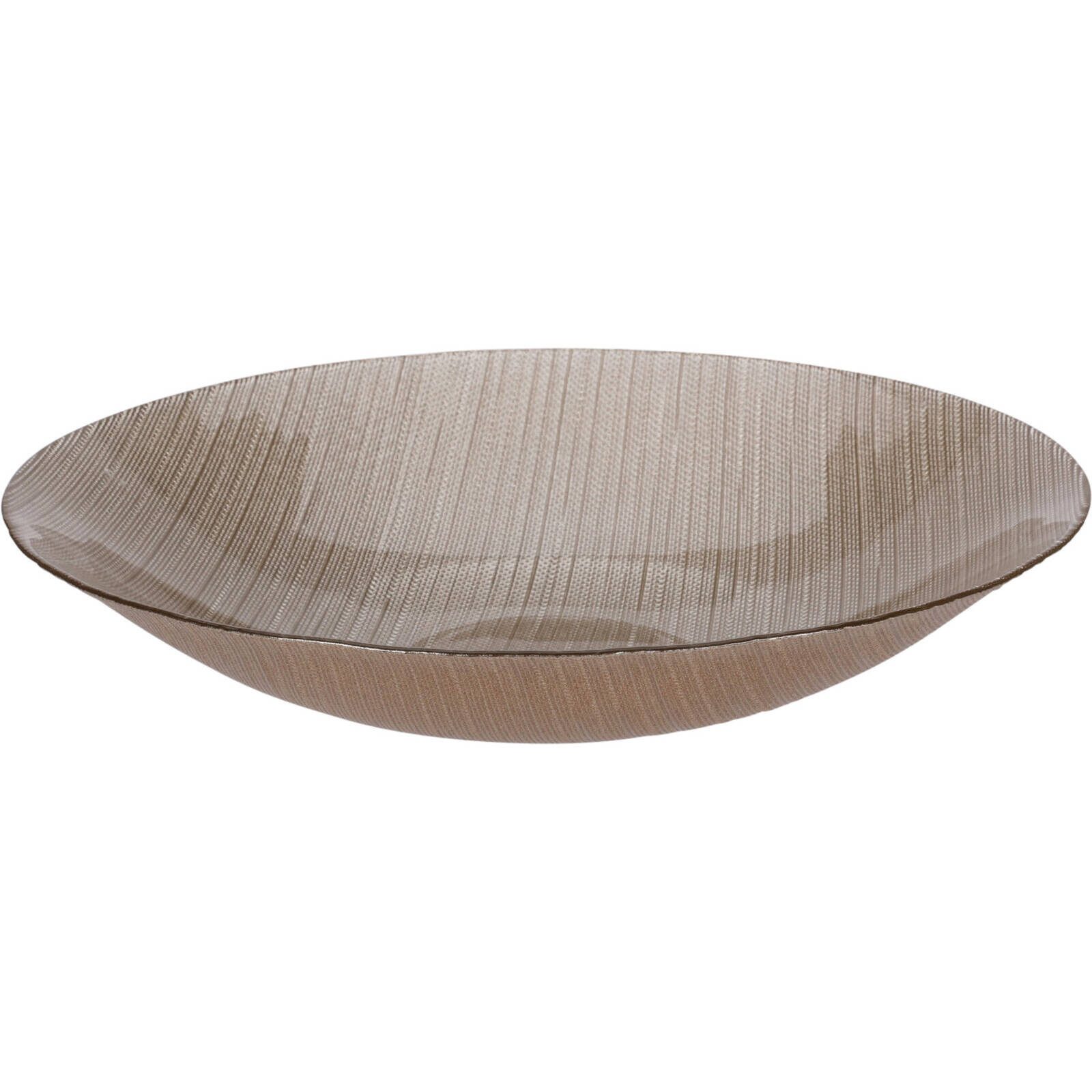 Home & styling collection Schüssel Schale aus Glas KARNEOL, Ø 30 cm, Glas, (1 Stk)