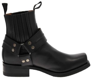 FB Fashion Boots BLUES LOW GOMA Schwarz Stiefelette Rahmengenäht Unisex Bikerstiefelette