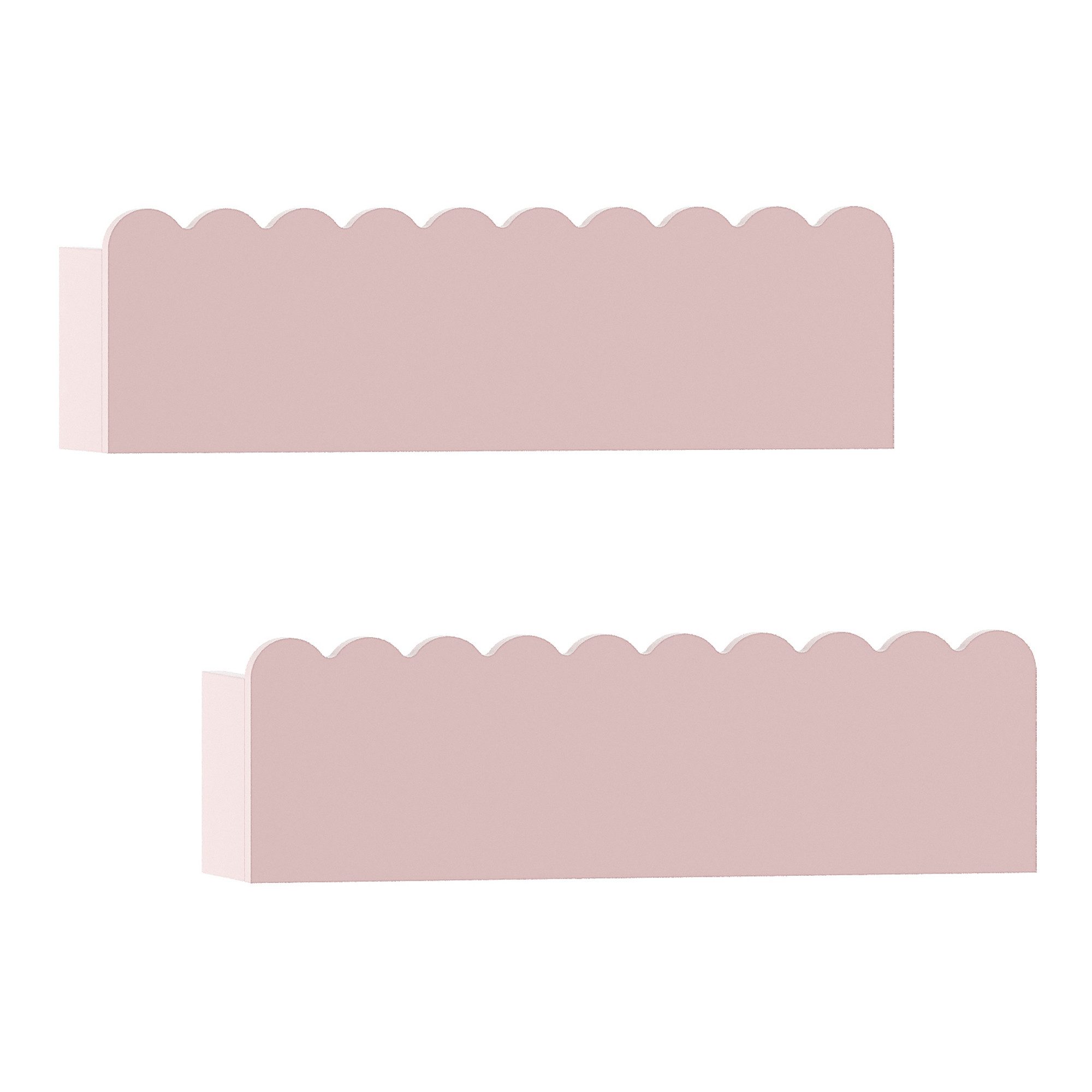 en.casa Kinderregal, Set 2-tlg., »Vestnes« Wellendesign 40 x 10 x 10 cm Cot günstig online kaufen