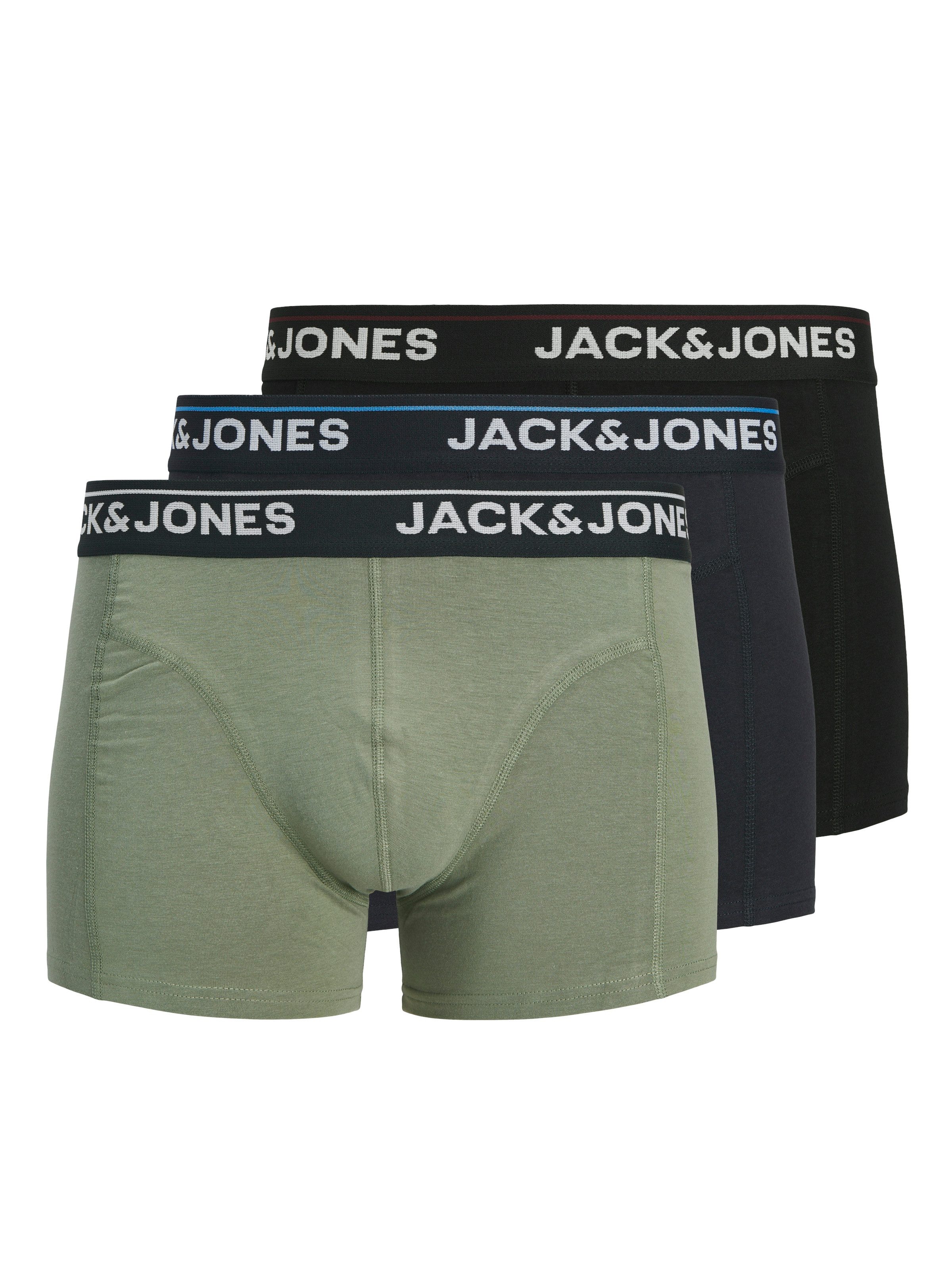 Jack & Jones Trunk JACTIMOTHY SOLID TRUNKS 3 PACK (Packung, 3-St)