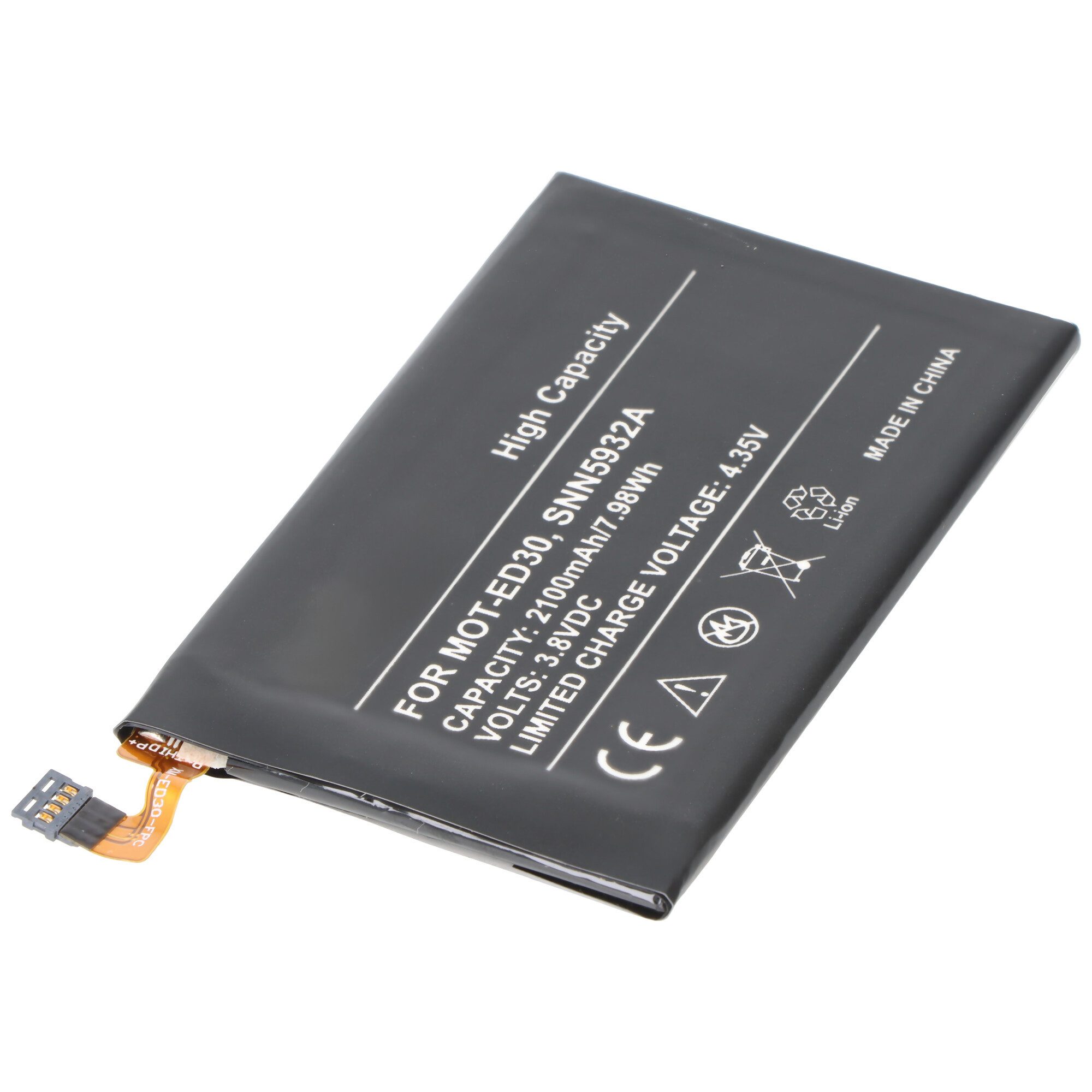 Akku passend für Motorola XT1008, XT1045, SNN5932A, ED30 3,8 Volt 210 Akku