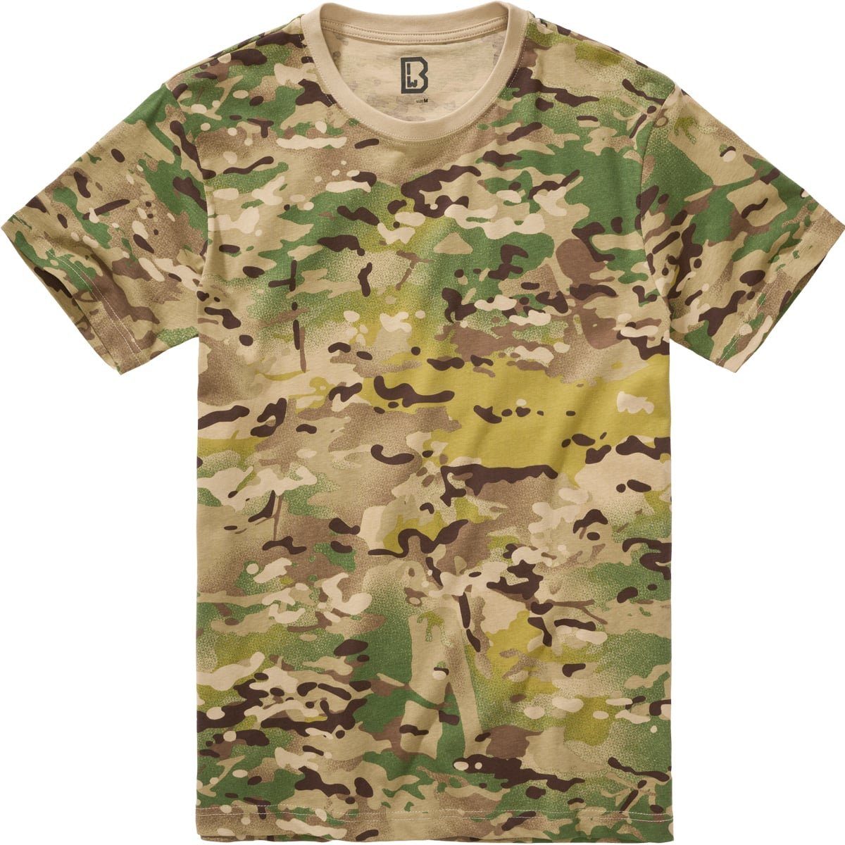 Herren Brandit T-Shirt T-Shirt Tacticalcamo Army Brandit