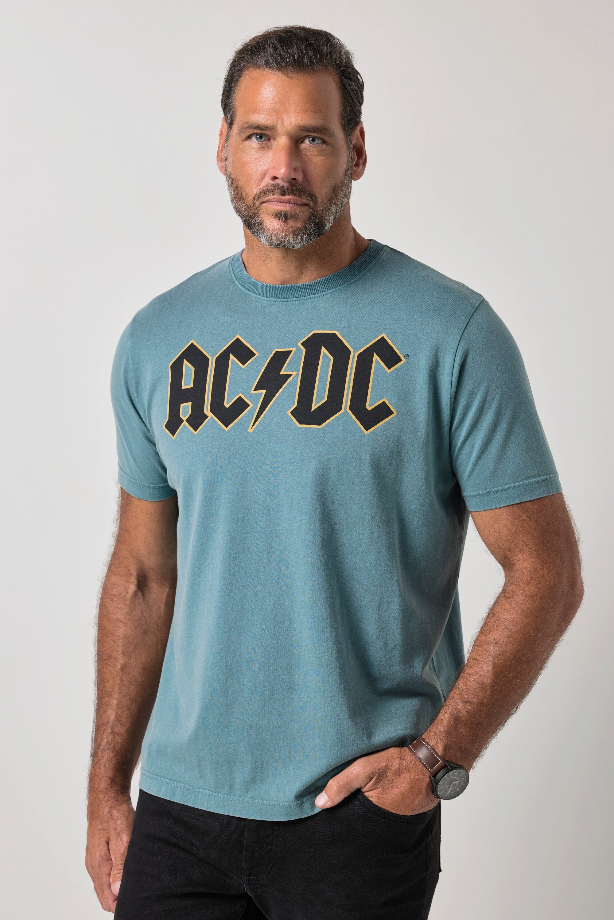 JP1880 T-Shirt T-Shirt Bandshirt AC/DC Halbarm bis 8XL