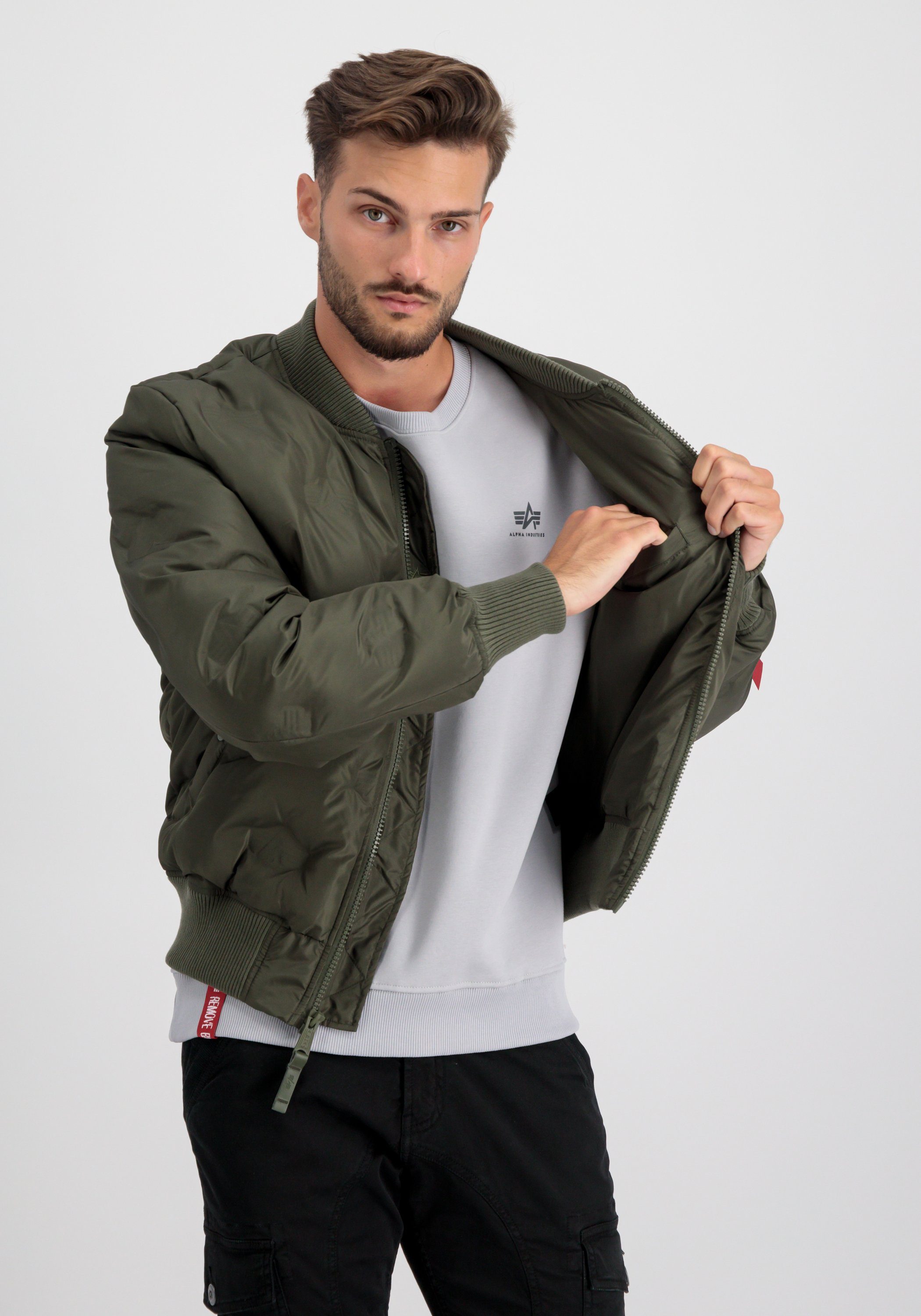 Alpha Industries Winterjacke MA-1 Emb. Logo Puffer