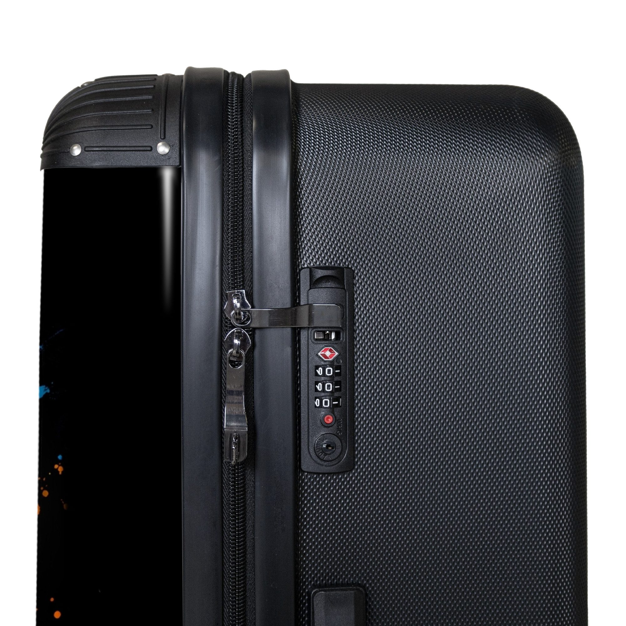 NoBoringSuitcases.com© Hartschalen-Trolley Lustiges Schwein mit Hut günstig online kaufen