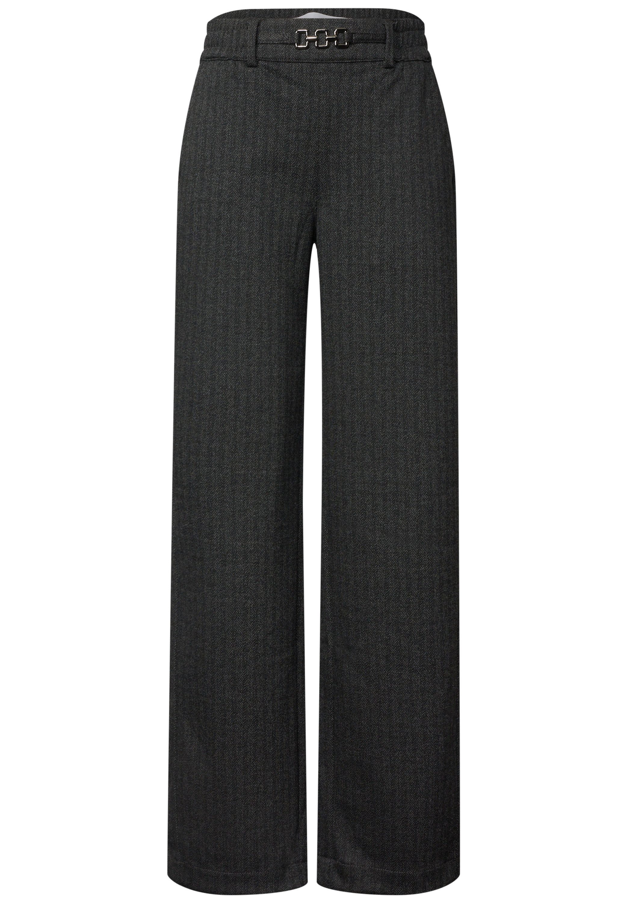 STREET ONE Stoffhose mit Fischgratmuster – Bild 4 von 5