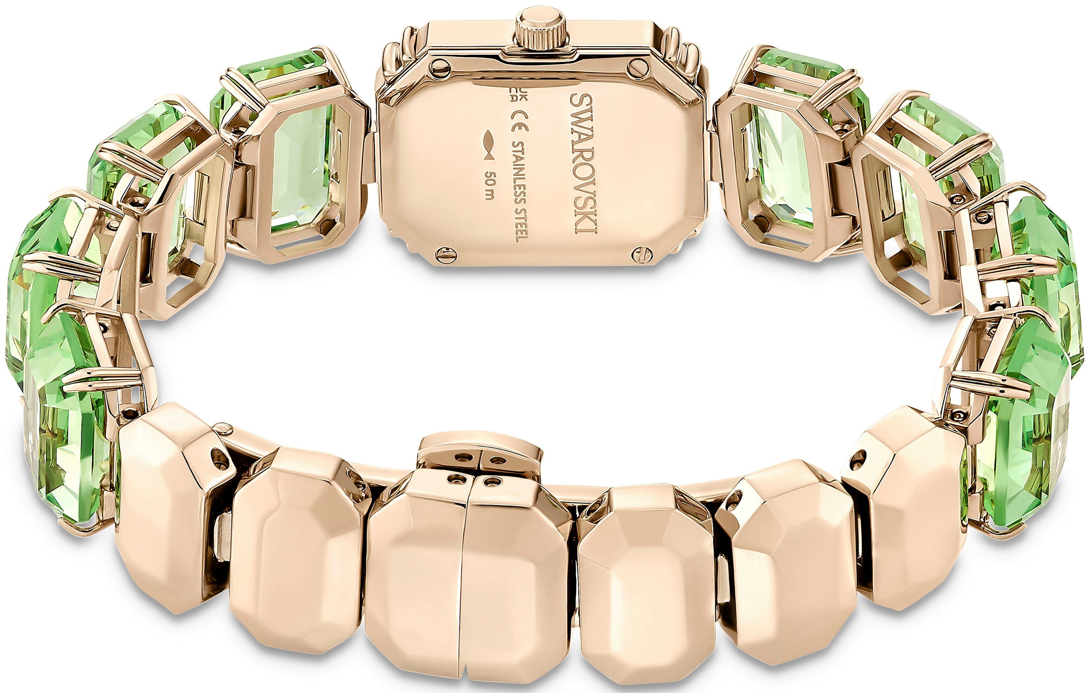 Swarovski Quarzuhr MILLENIA 5729842, Armbanduhr, Damenuhr, Swarovski-Kristalle, Swiss Made