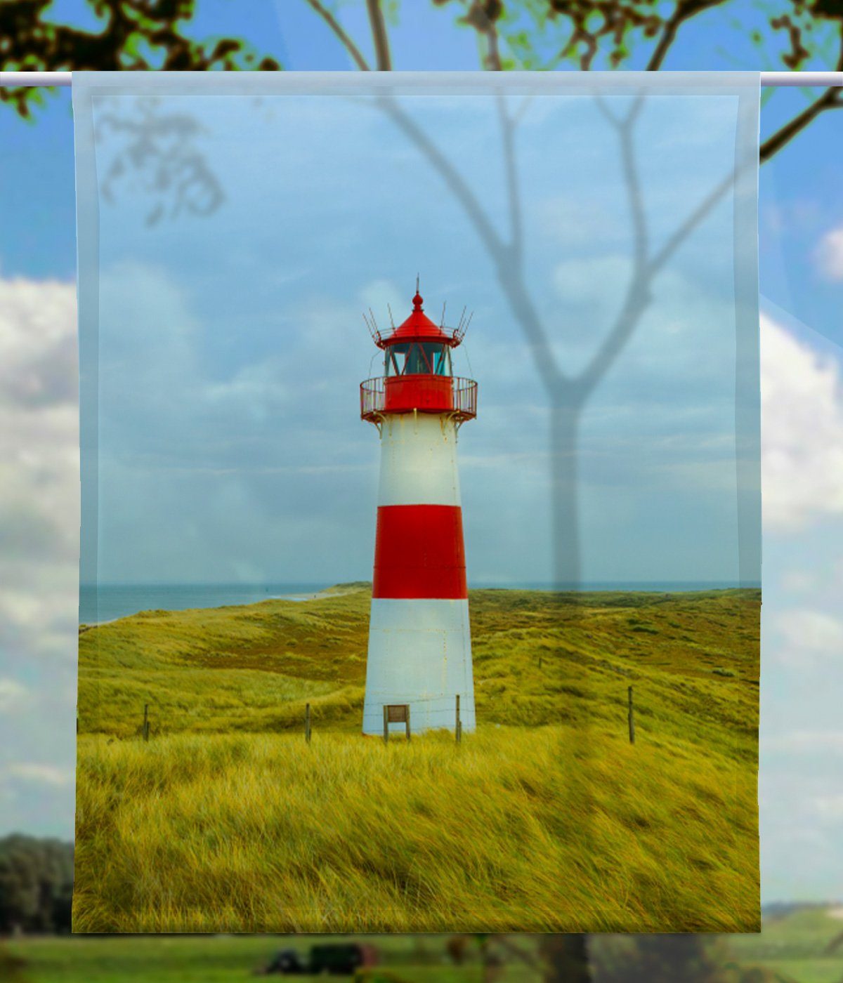 gardinen-for-life Scheibengardine Leuchtturm – Scheibenhänger – günstig online kaufen