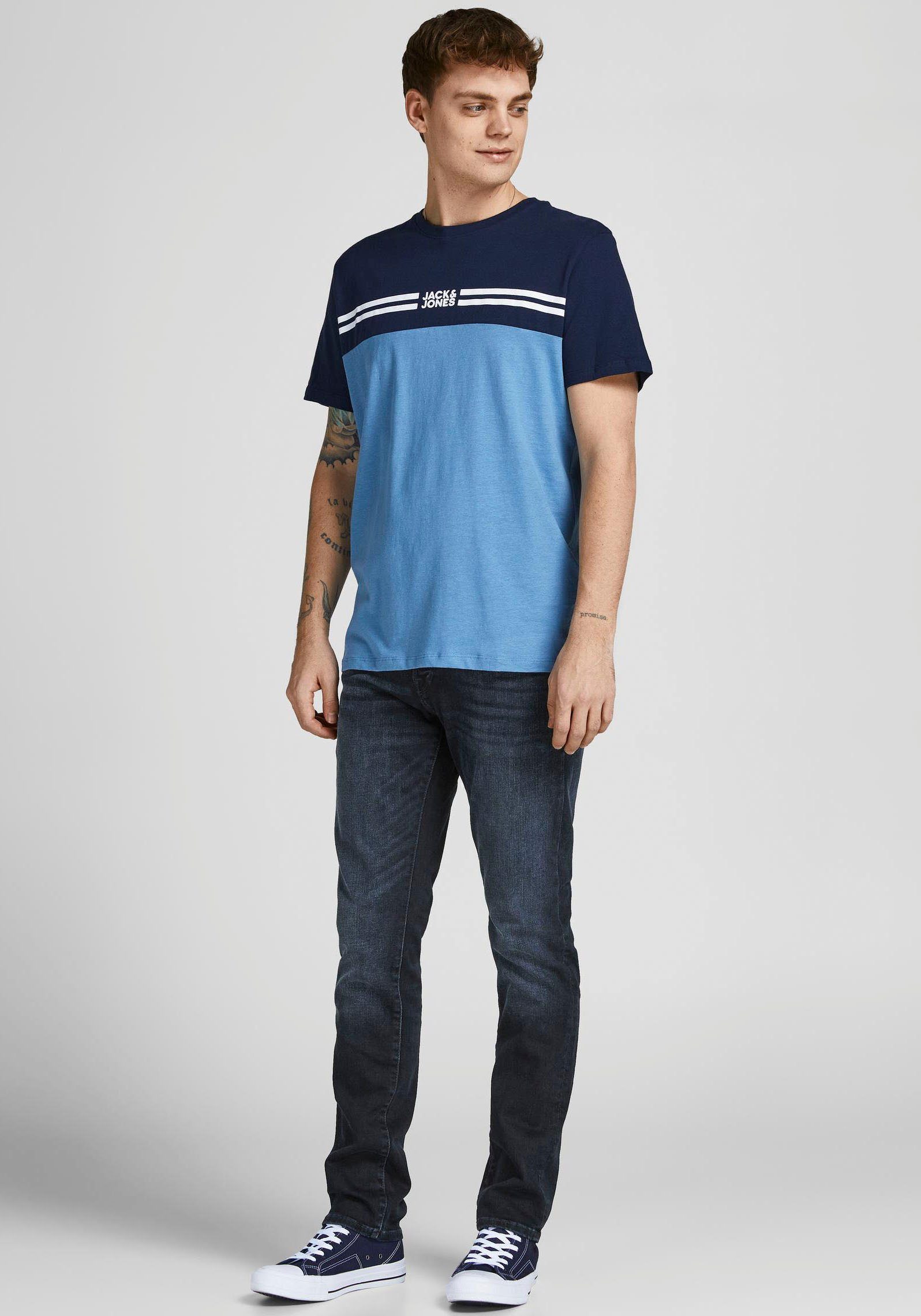 Jack & Jones Slim-fit-Jeans JJIGLENN – Slim-Fit-Jeans mit niedriger Leibhöhe Used, modisch, slim fit, Denim/Jeans – Bild 4 von 5