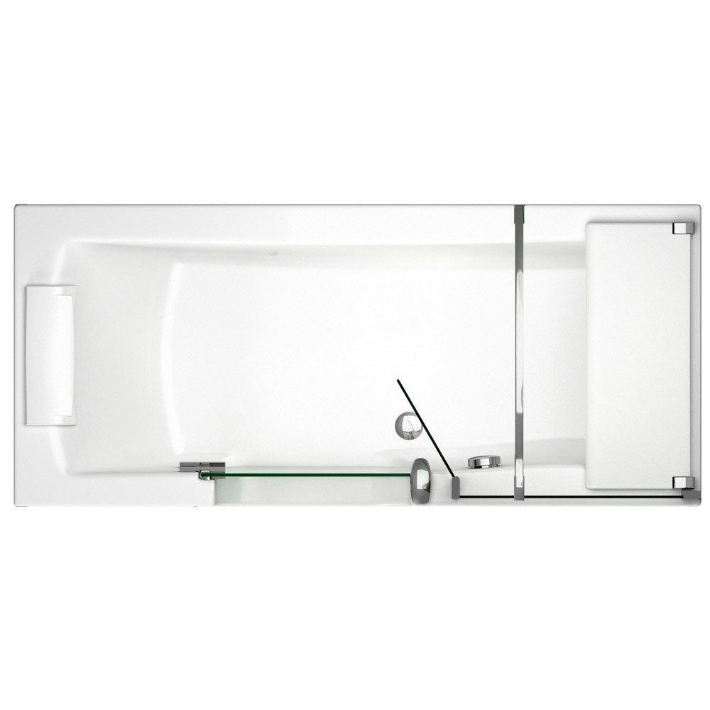 HAK Badewanne STYLE Badewanne mit Tür, 180x80cm, links