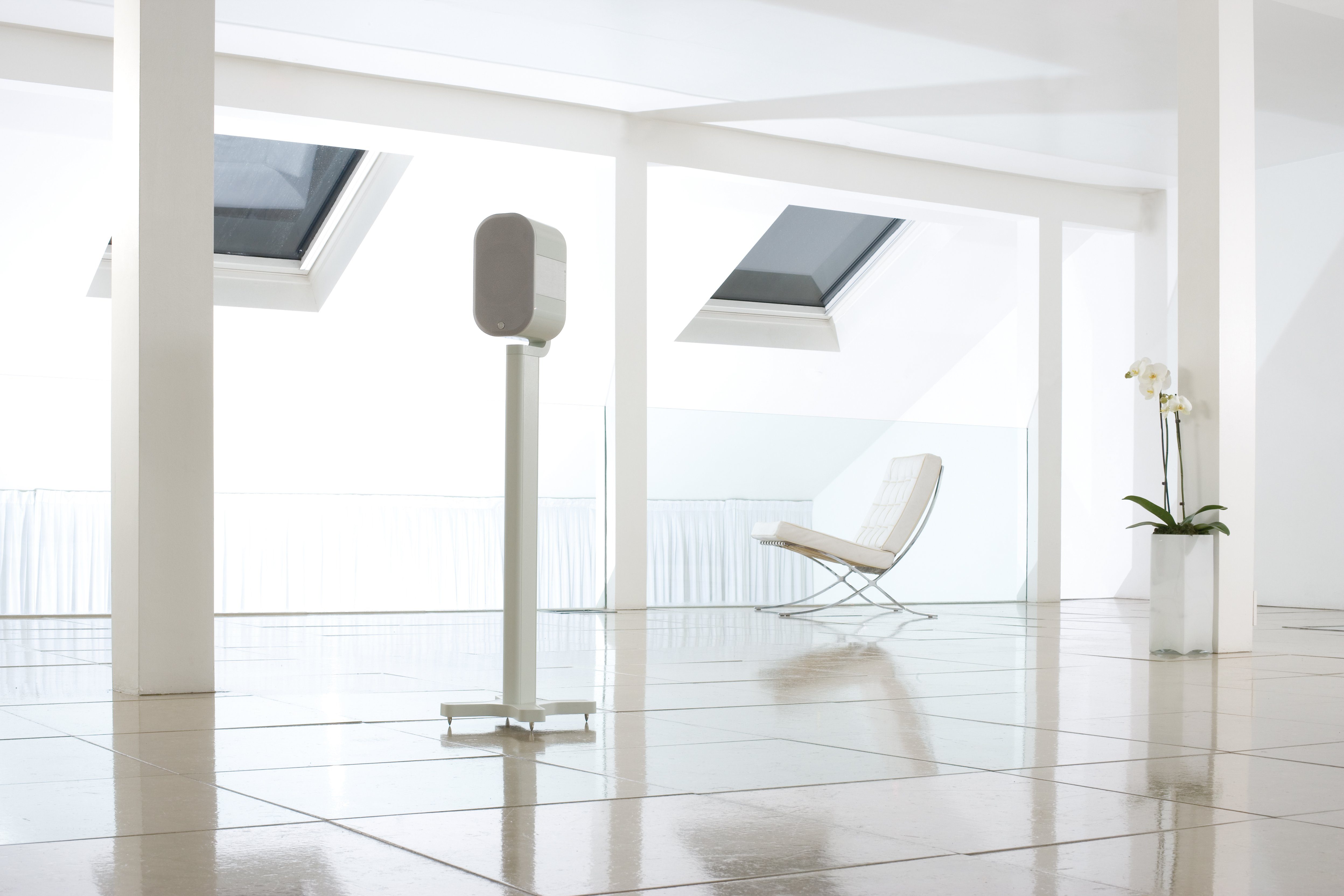 MONITOR AUDIO Monitor Audio Apex A10 Kompakt-Lautsprecher, 1 Stück, weiß Stand-Lautsprecher (Nicht vorhanden)