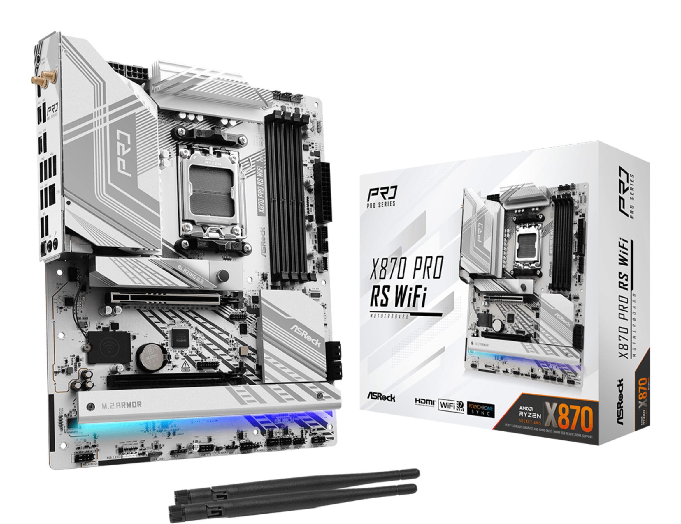 Asrock X870 Pro RS WiFi Mainboard