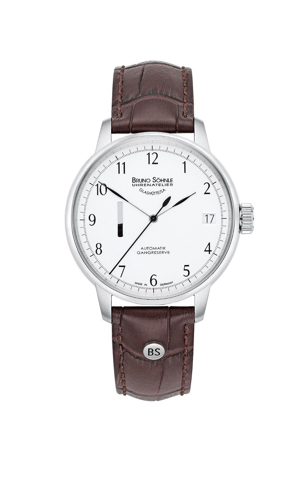 Automatikuhr Bruno Söhnle Glashütte Herren Uhr Hamburg 17-12206-221 SW20 Automatik
